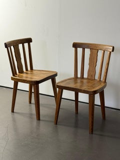 2 pine chairs, probably from Axel Einar Hjorth, for aby mobel fabrik