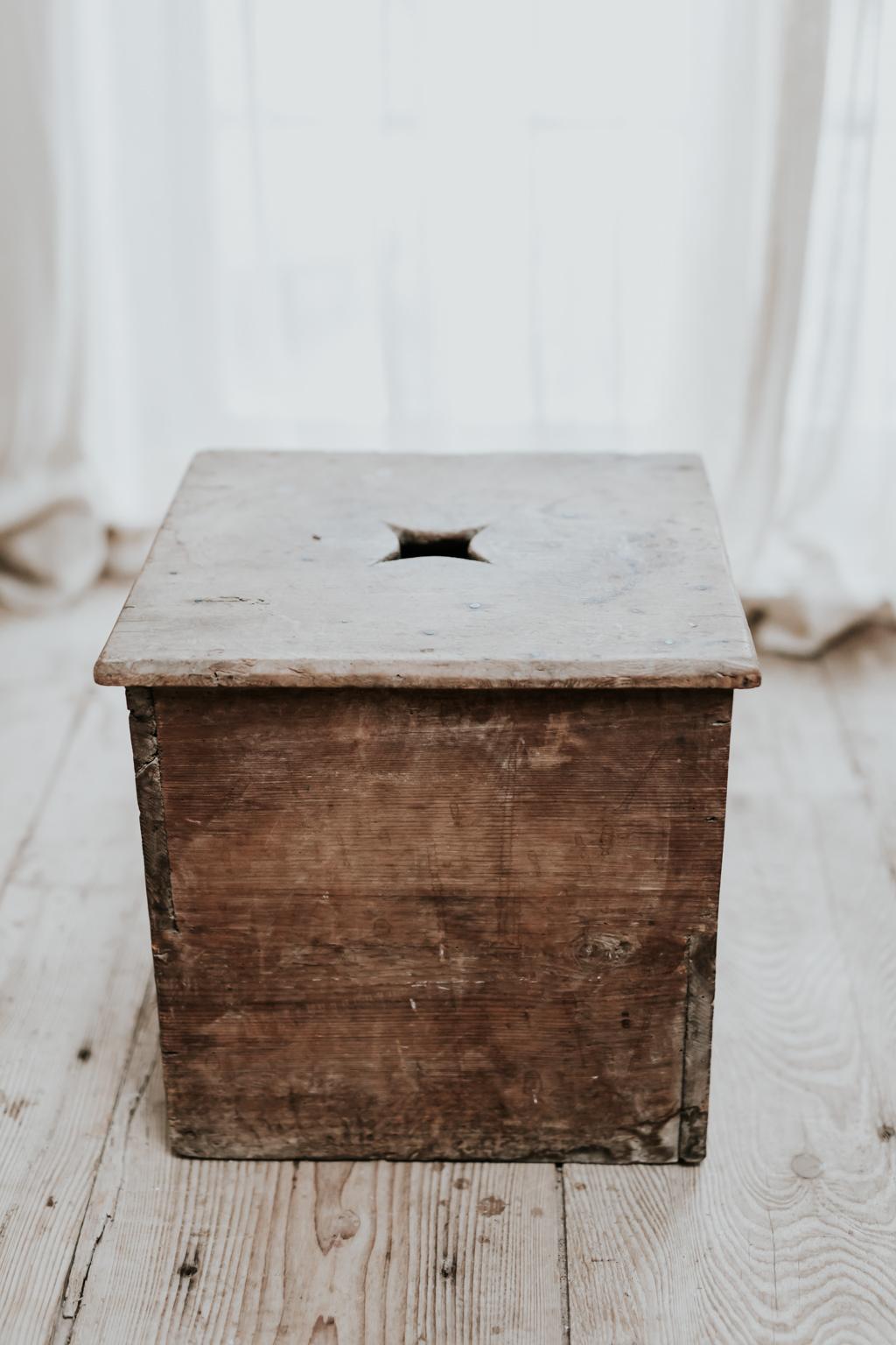 2 Pinewood 19th Century Stools 5