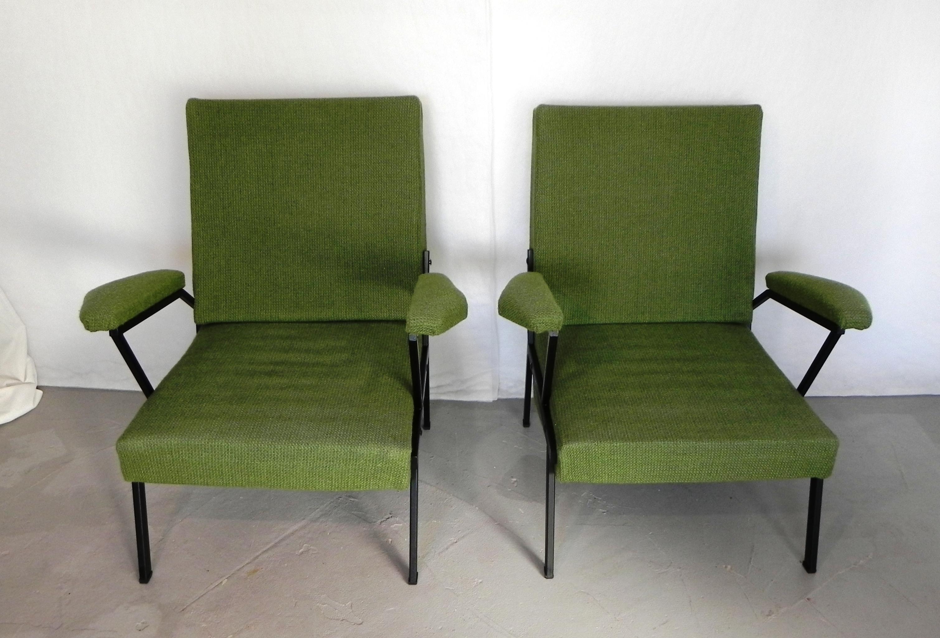 Mid-Century Modern 2 armchairs from the 1960s