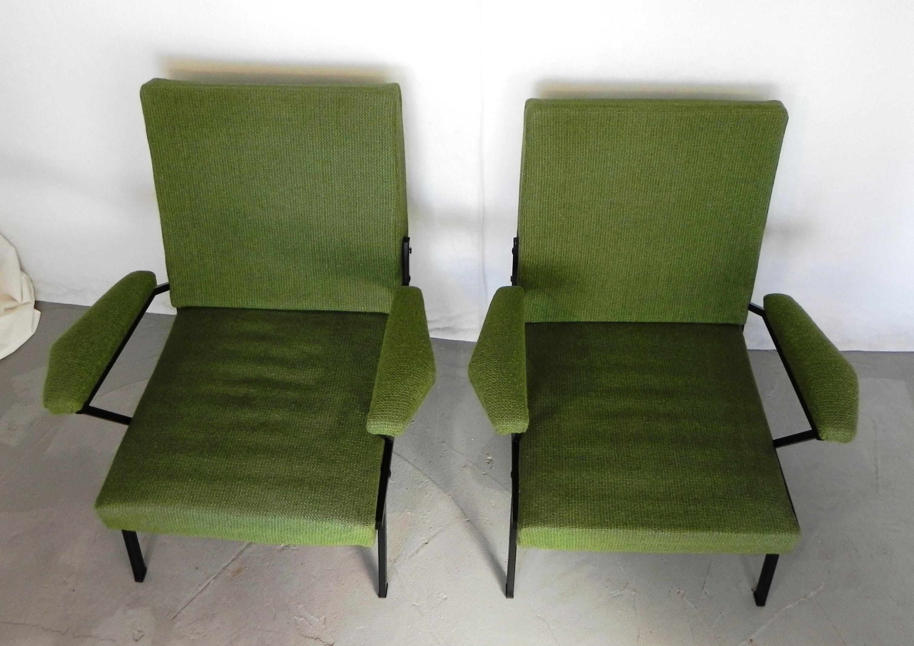 Hand-Crafted 2 armchairs from the 1960s
