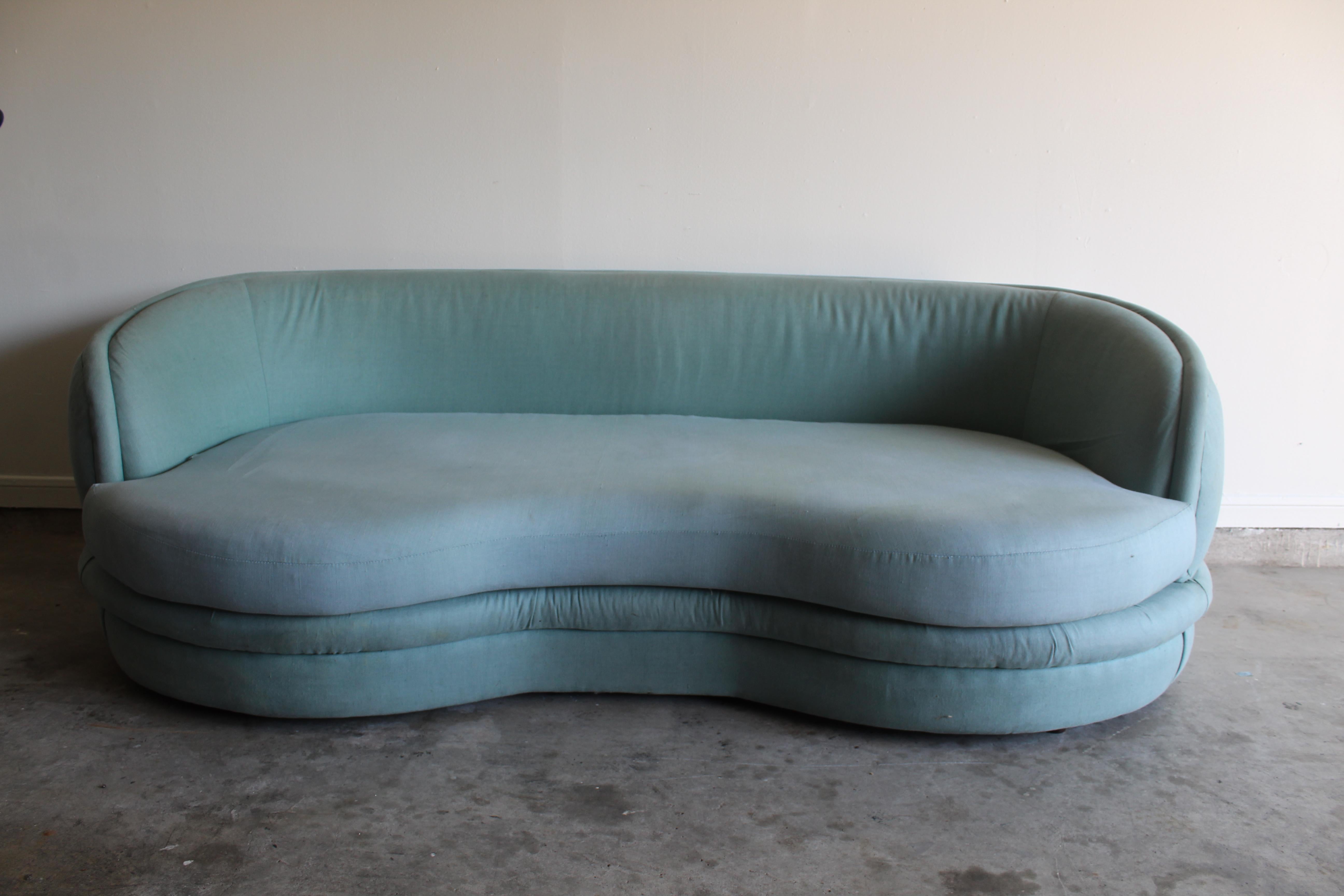 2 Post-Modern Curved Sofa After Vladimir Kagan For Sale 6