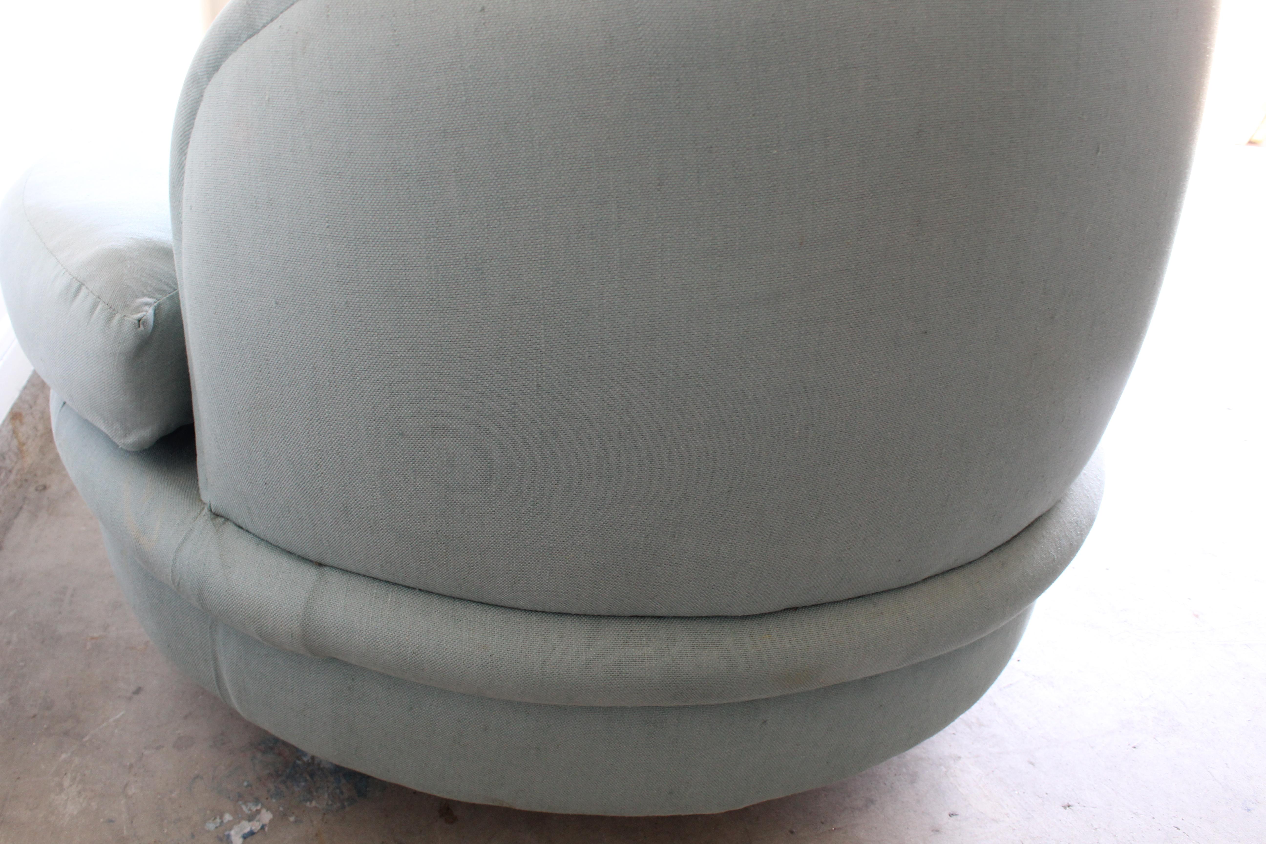 2 Post-Modern Curved Sofa After Vladimir Kagan For Sale 1