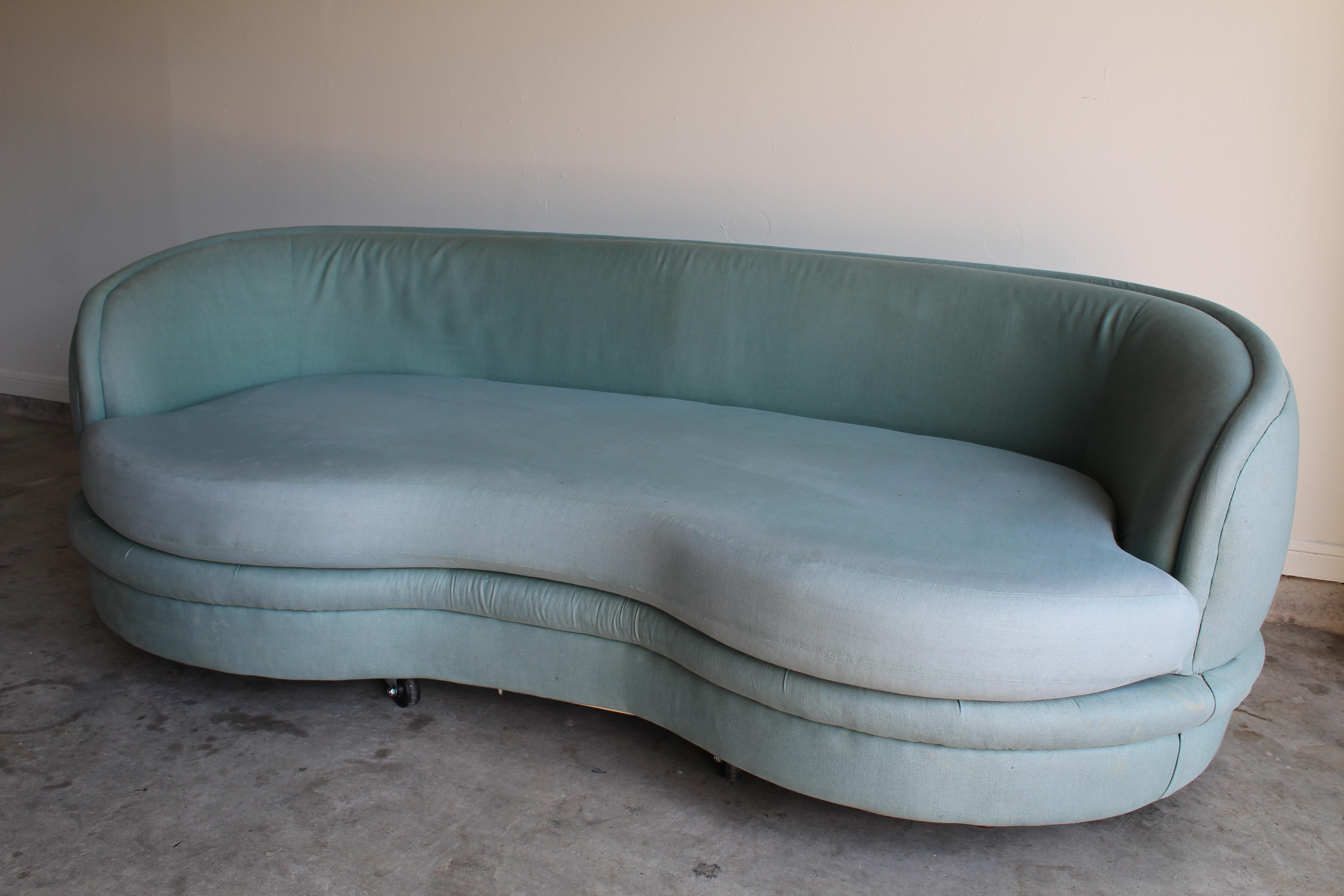 2 Post-Modern Curved Sofa After Vladimir Kagan For Sale 2