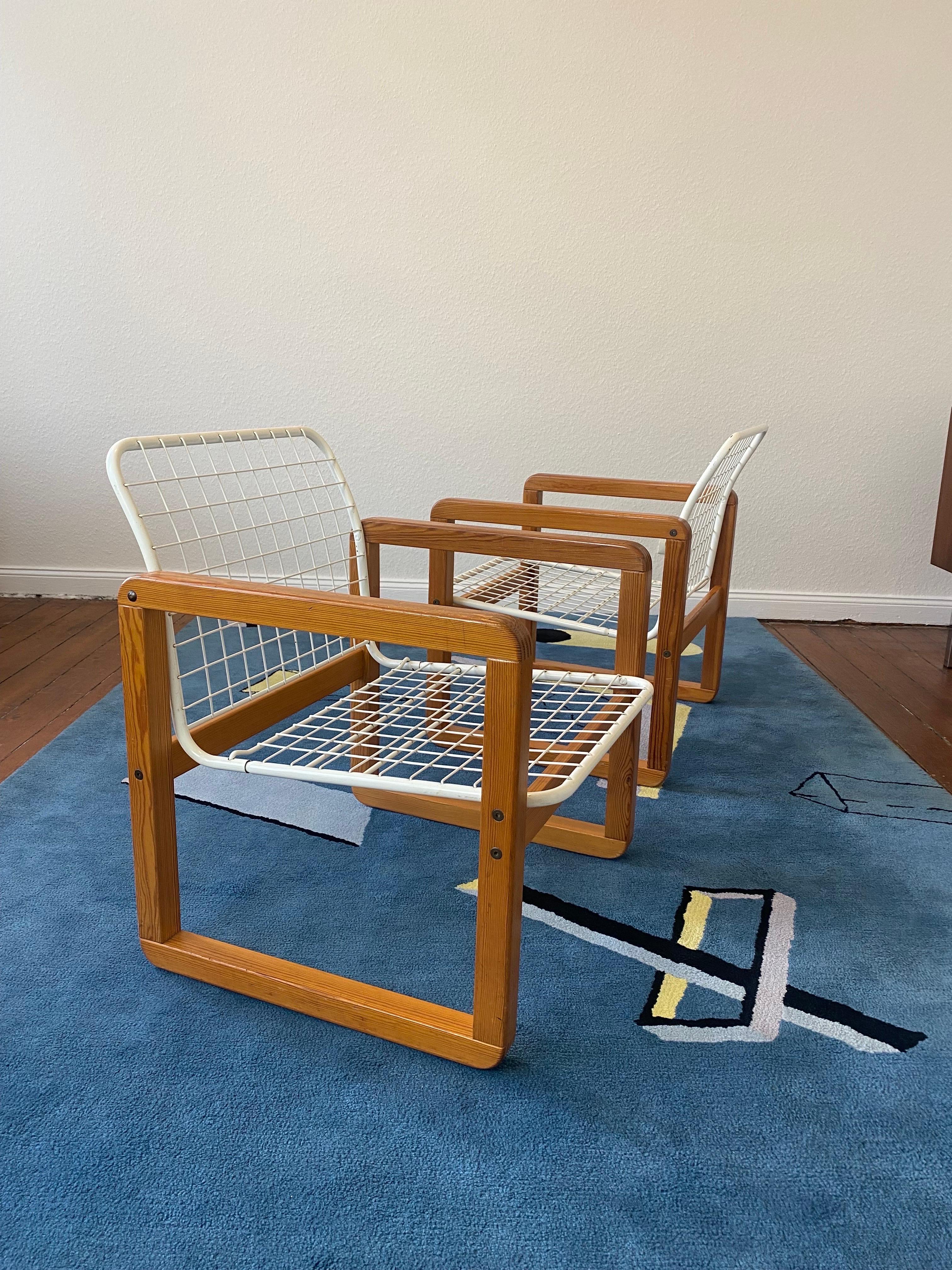   2 Postmodern Ikea Sälen Chairs by K.&M. Hagberg , Sweden 1982 For Sale 4