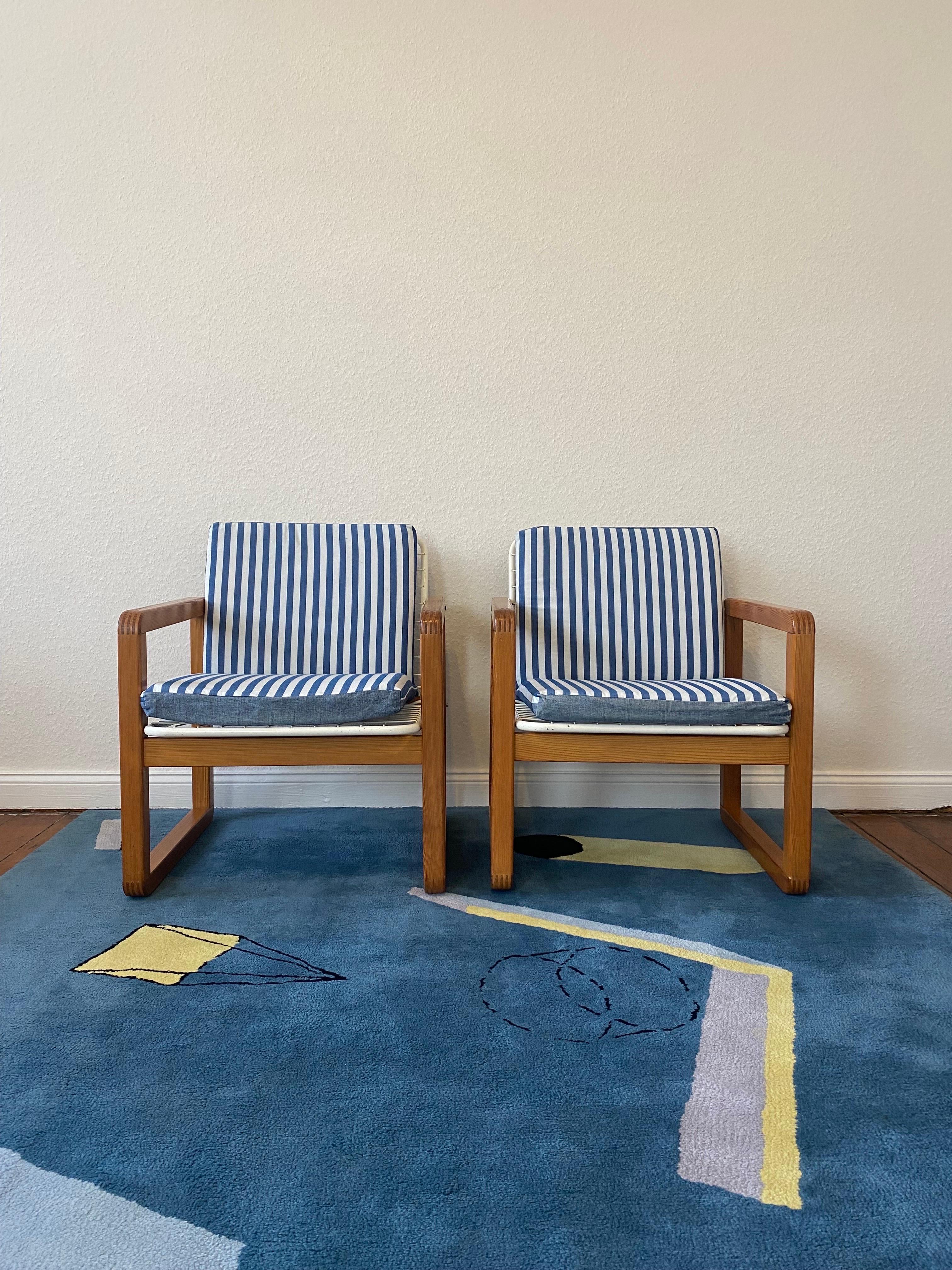   2 Postmodern Ikea Sälen Chairs by K.&M. Hagberg , Sweden 1982 For Sale 6
