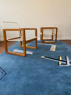 2 Postmodern Ikea Sälen Chairs by K.&M. Hagberg , Sweden 1982