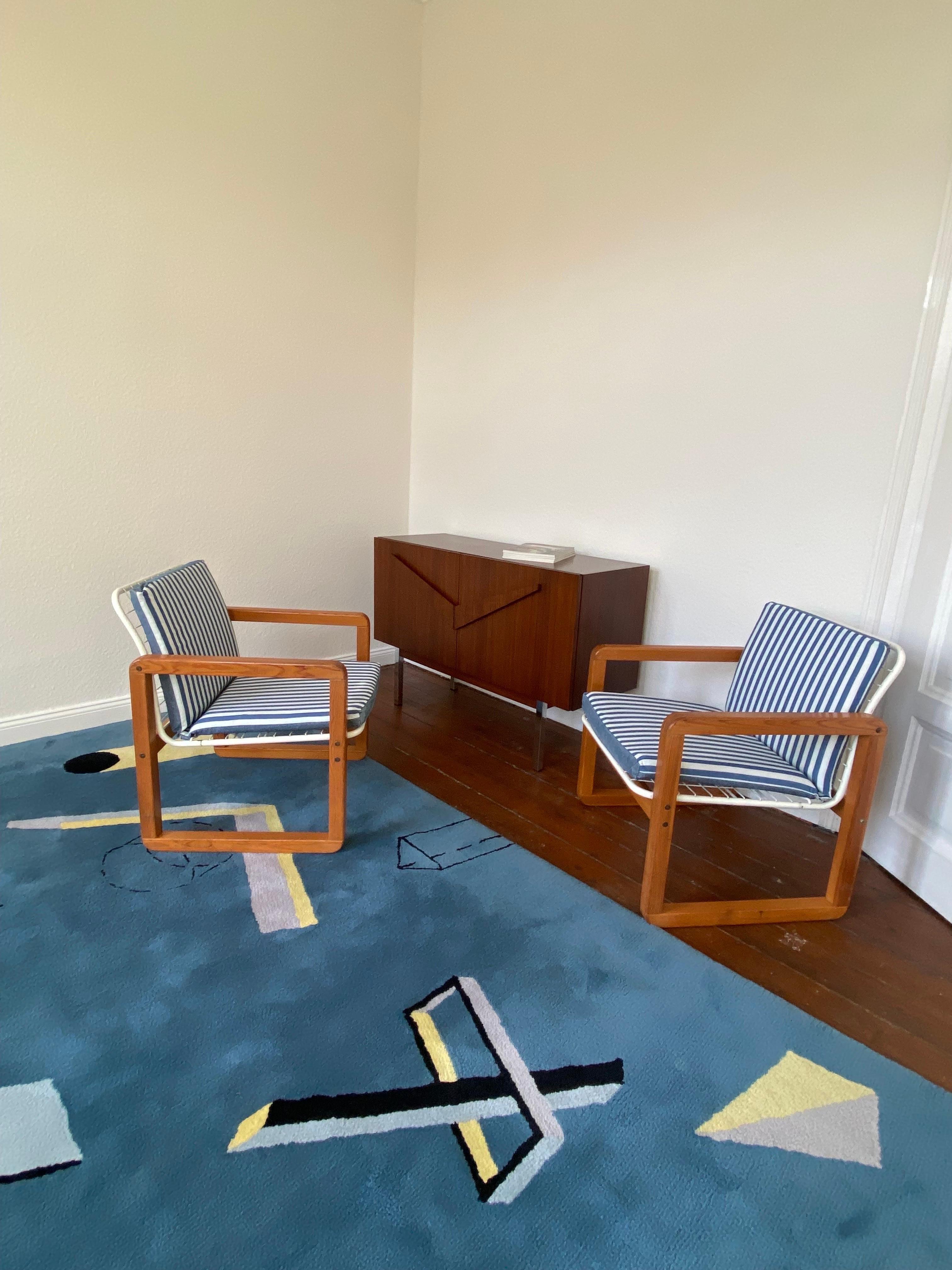 2 Postmodern Ikea Sälen Chairs by K.&M. Hagberg , Sweden 1982 For Sale 9