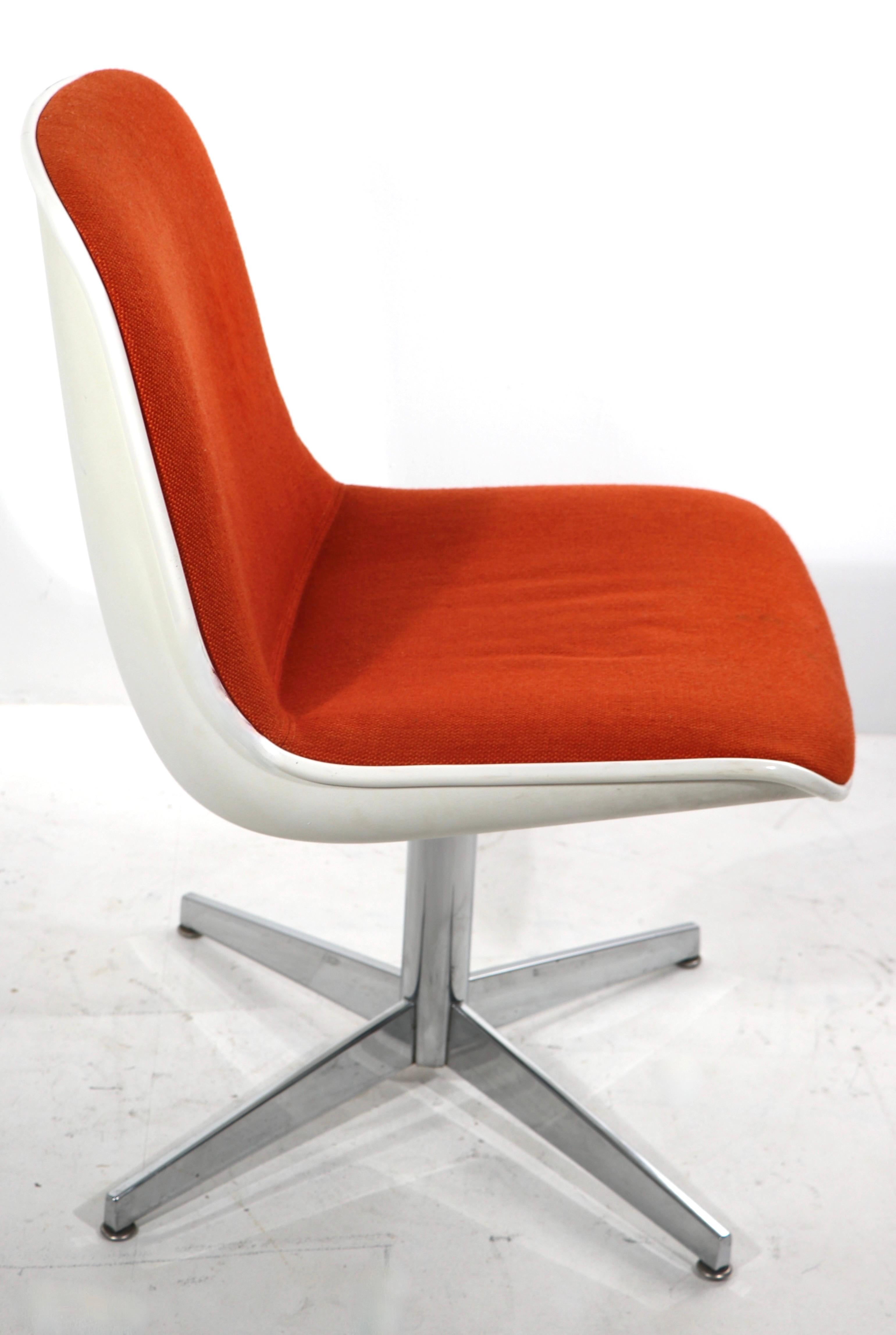 Postmodern Steelcase Office Desk Dining Chair In Good Condition In New York, NY