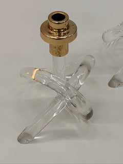 2 Pretzel Candlestick by Dorothy Thorpe 1970