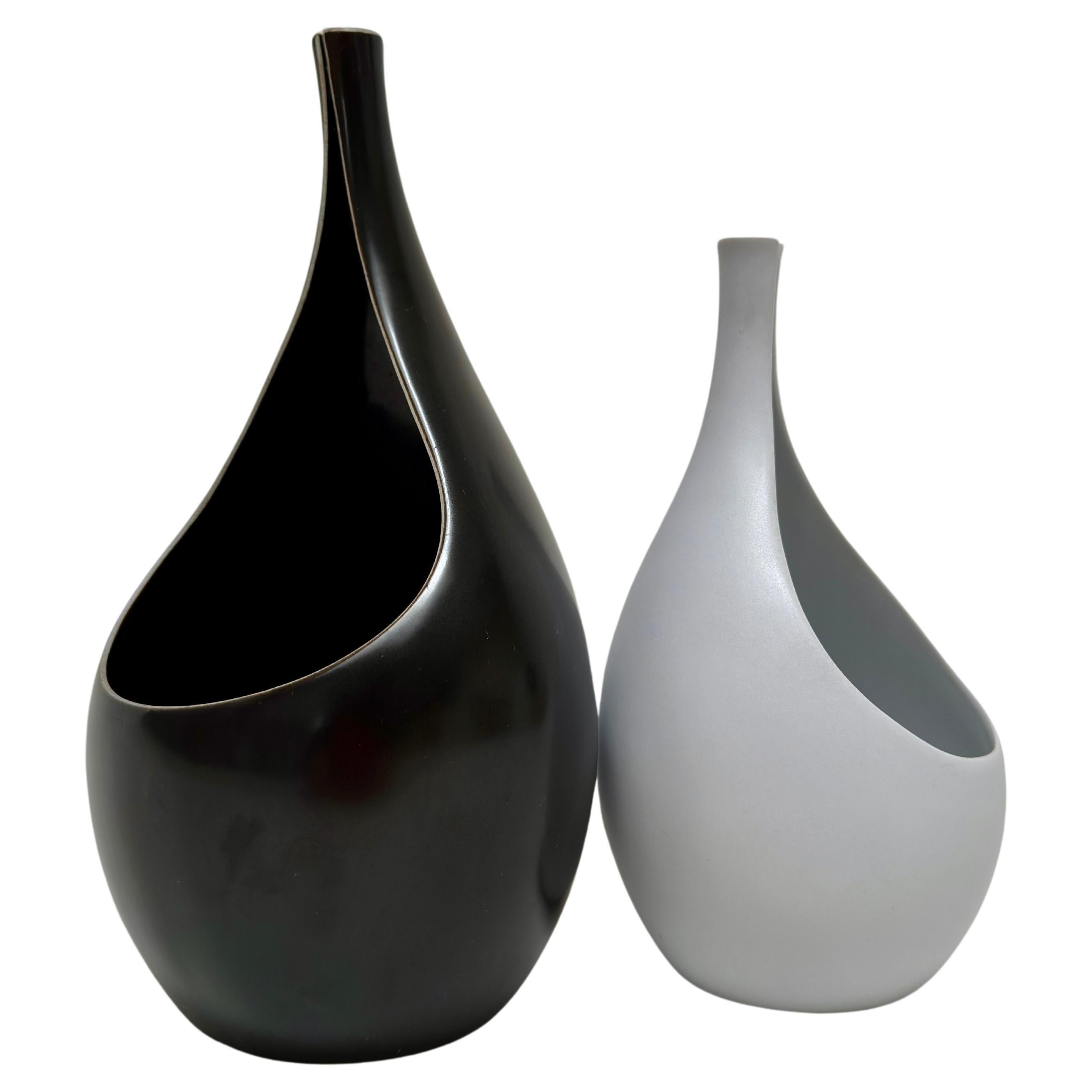 2 Pungo Vases, Stig Lindberg, Gustavsberg c. 1960 For Sale 1
