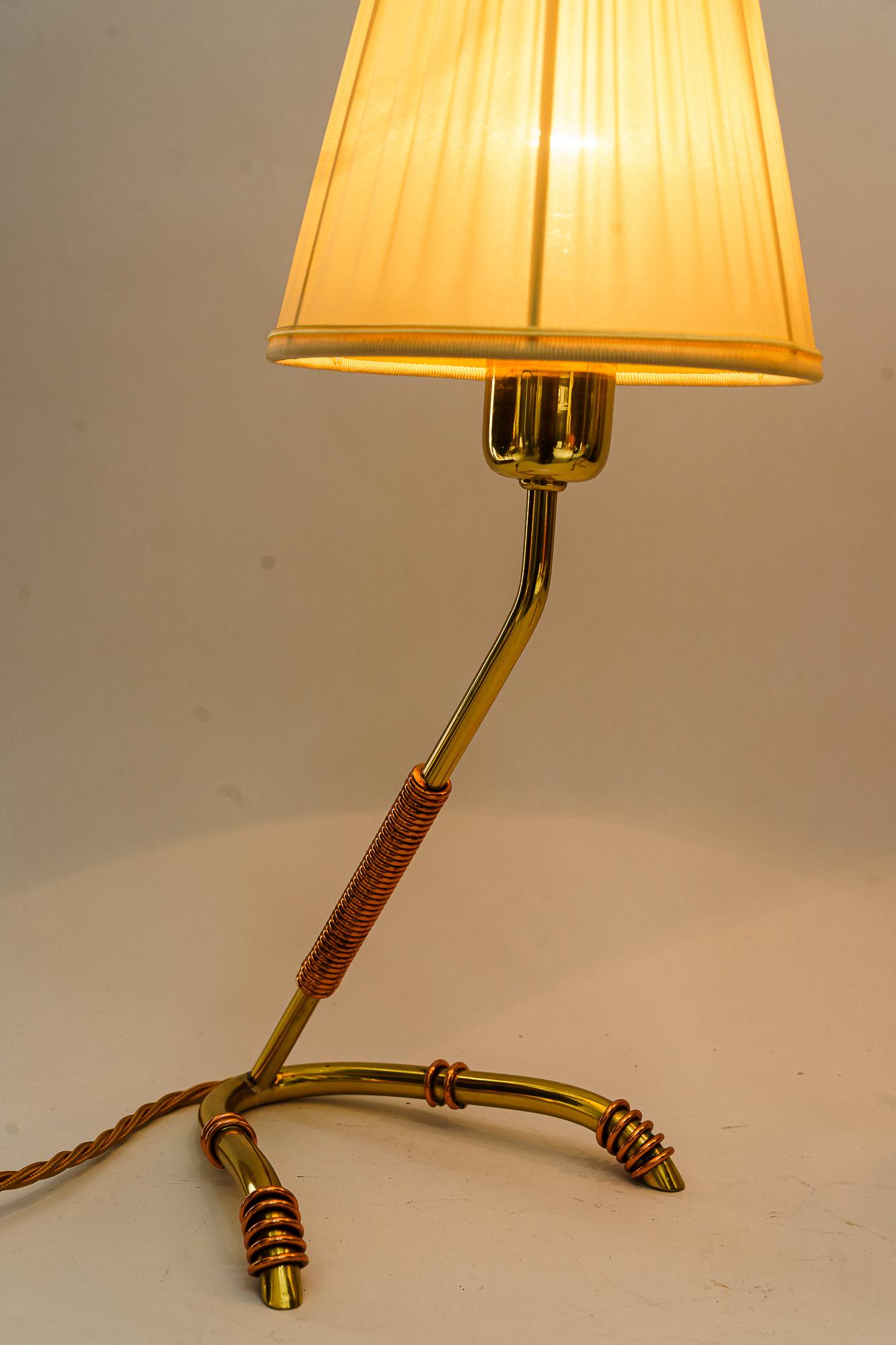 2 rare Rupert Nikoll table lamp vienna around 1950s For Sale 3