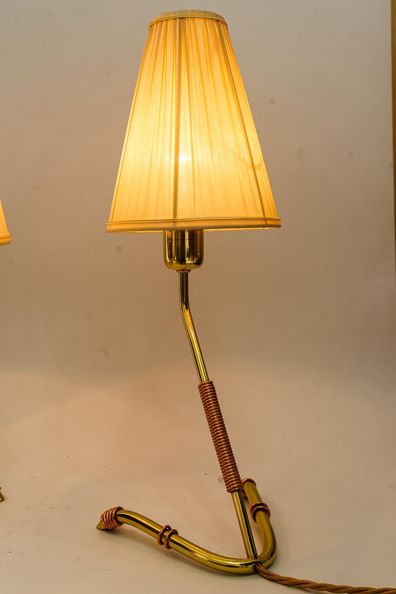 2 rares lampes de table Rupert Nikoll vienne vers 1950 en vente 4