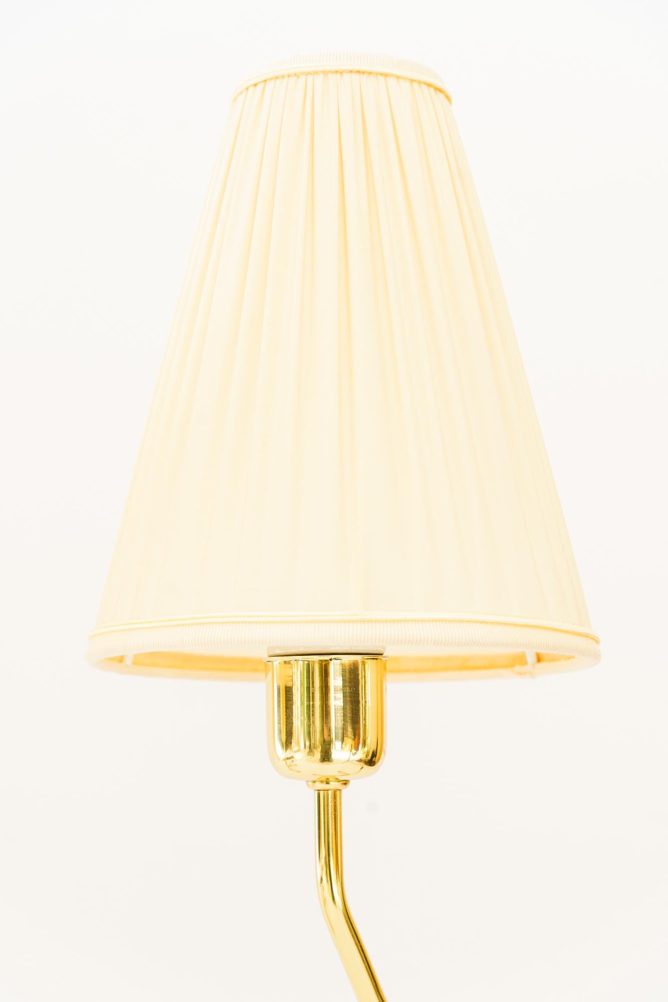 Mid-Century Modern 2 rare Rupert Nikoll table lamp vienna around 1950s For Sale