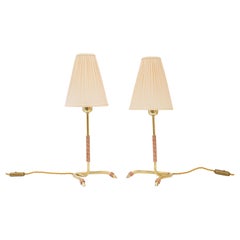 2 rare lampade da tavolo Rupert Nikoll vienna anni '50 circa