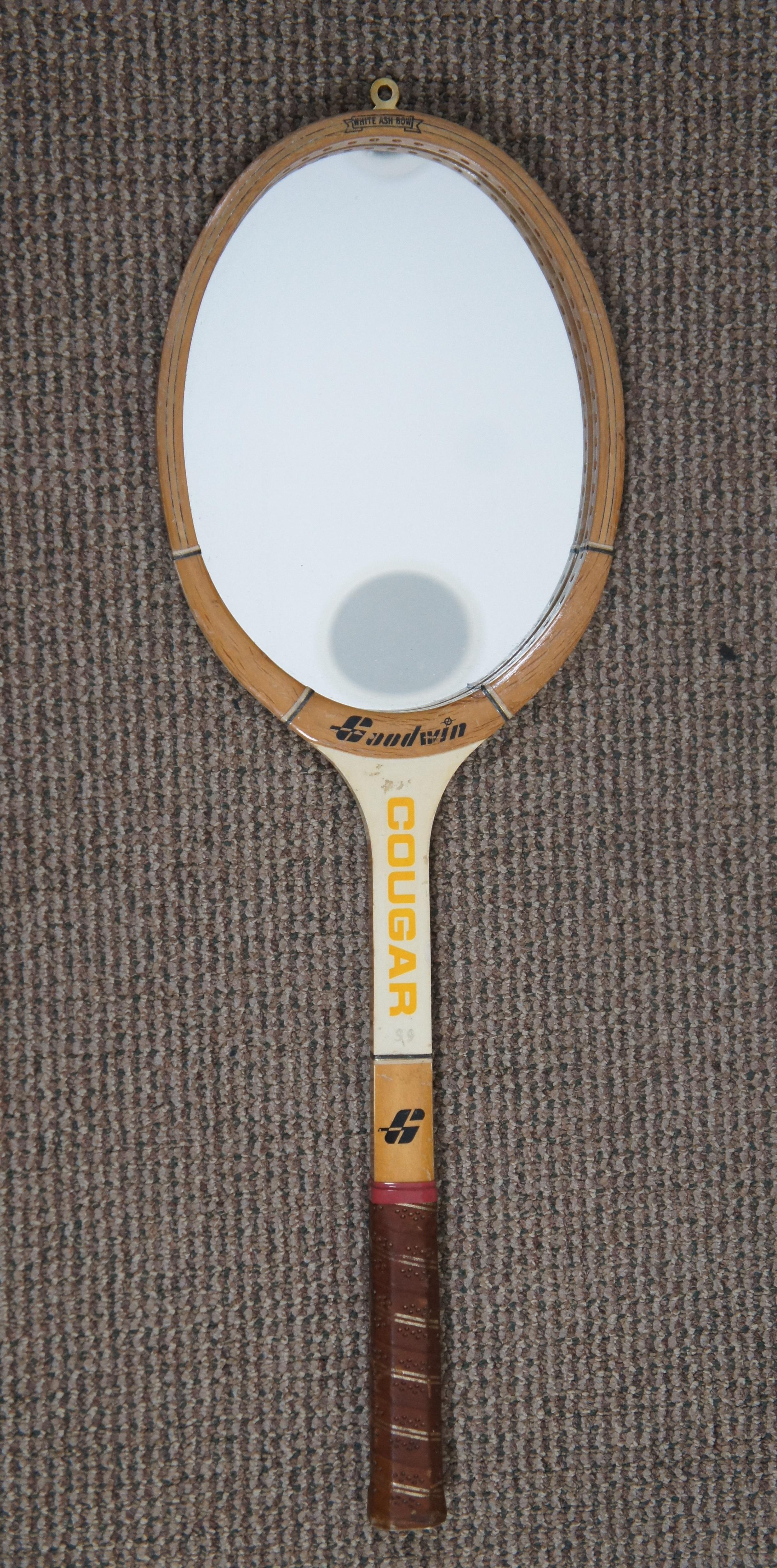 20th Century 2 Retro Wood Tennis Badmitton Game Sport Racket Mirrors Goodwin Spaulding 27