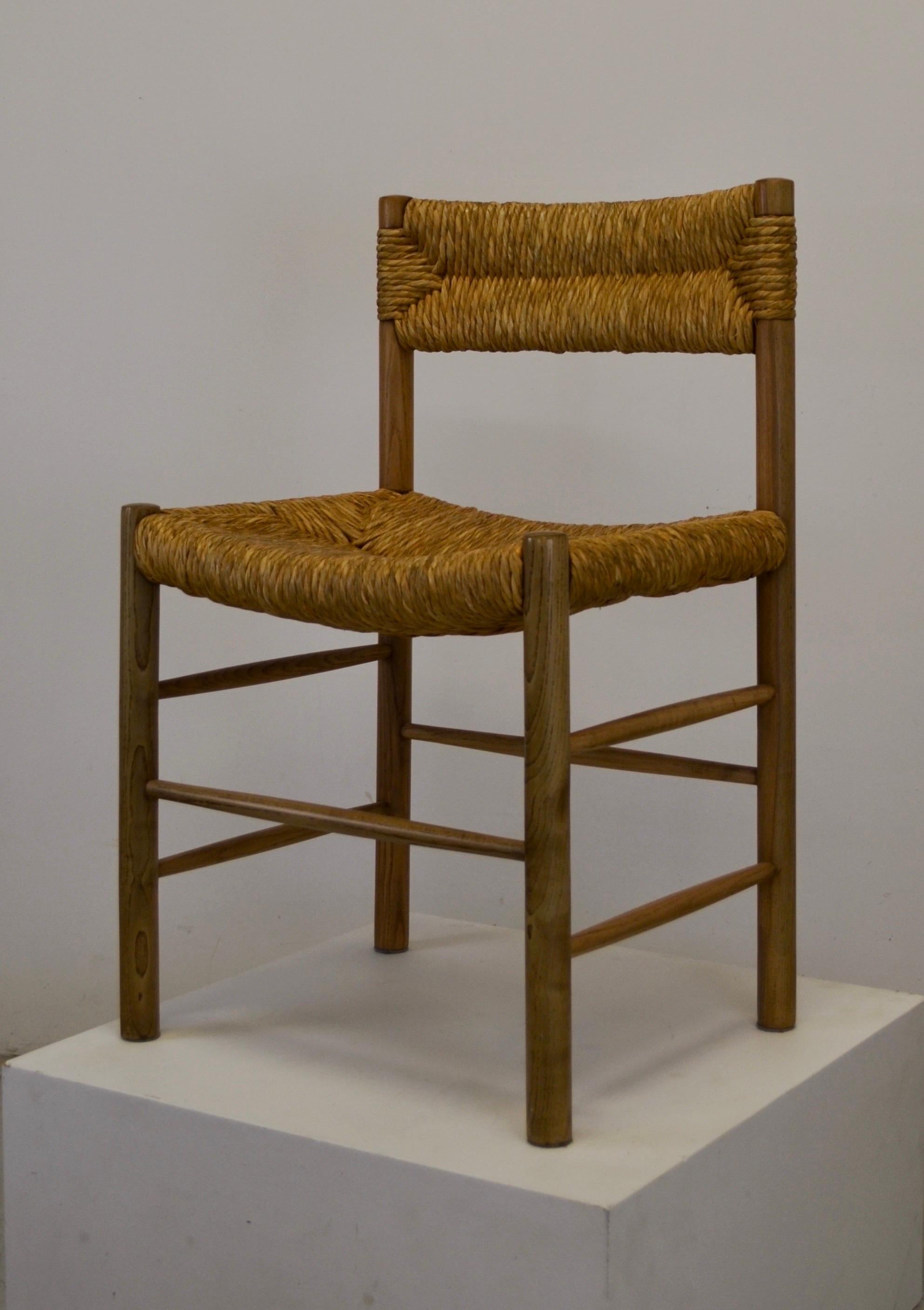 French 2 Robert Sentou Dordogne Chairs for Charlotte Perriand - 1950 For Sale