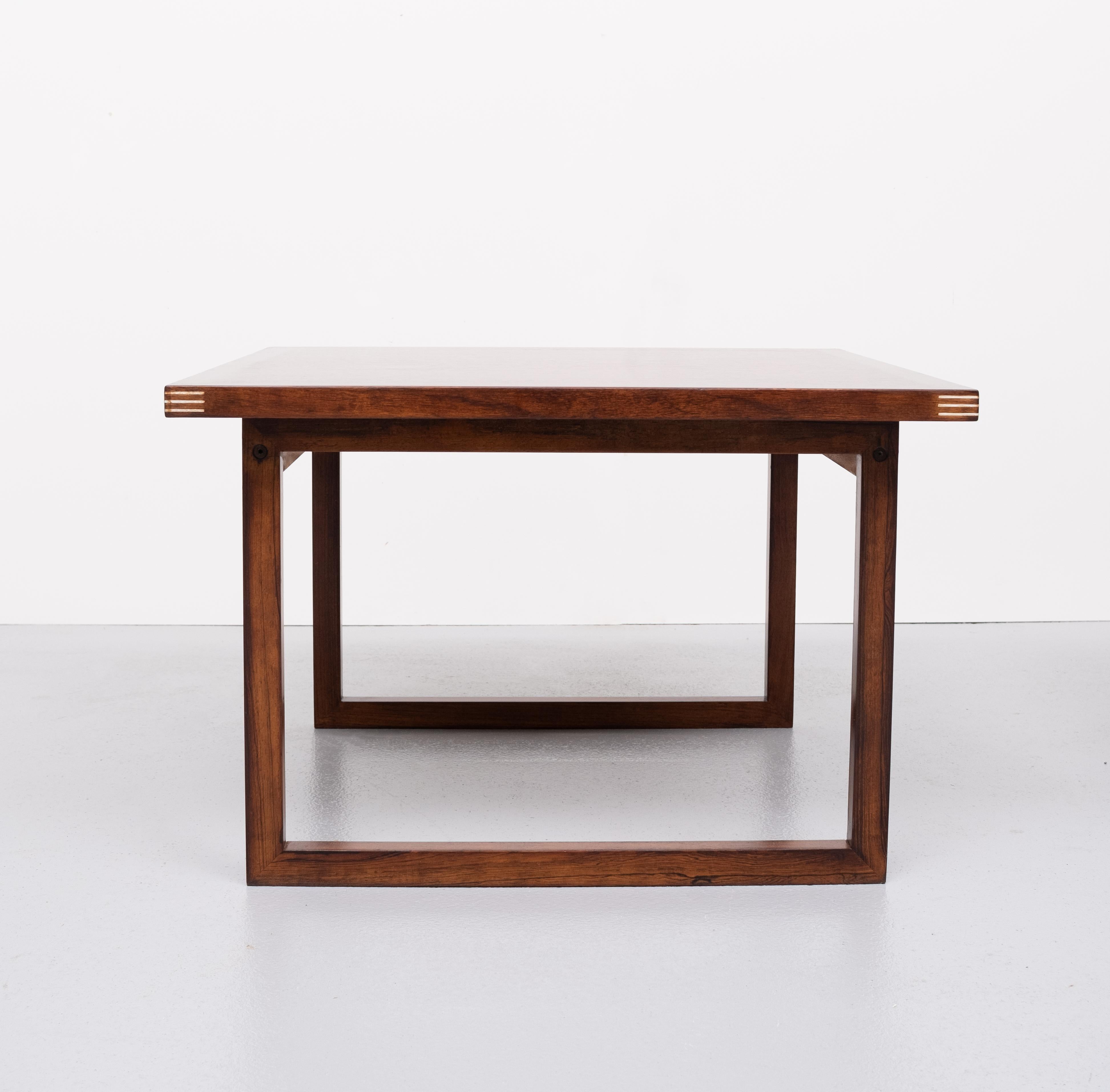 Teak 2 wooden Tables by Rud Thygesen for Heltborg Mobler, 1960s, Denmark