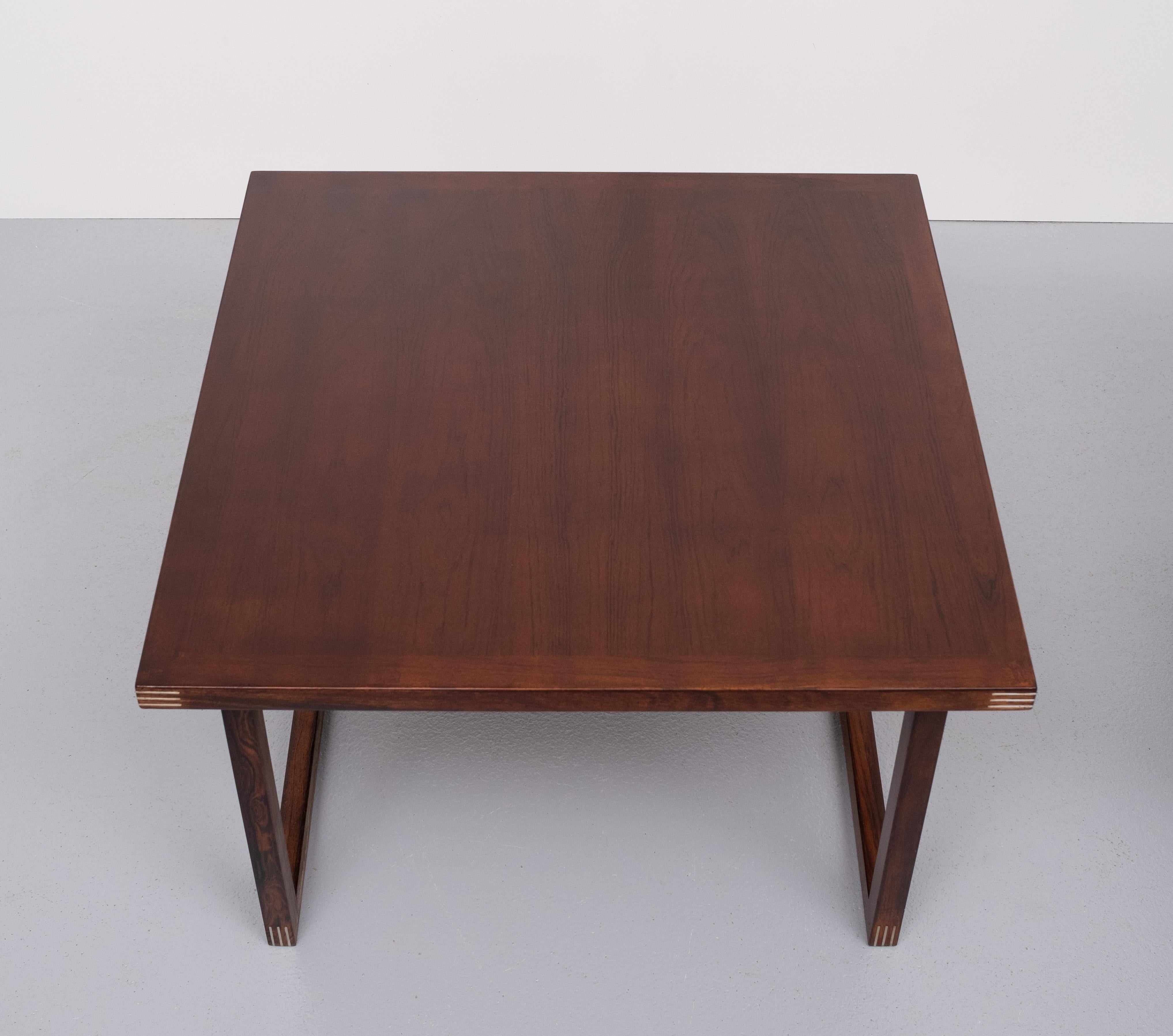 2 wooden Tables by Rud Thygesen for Heltborg Mobler, 1960s, Denmark 1