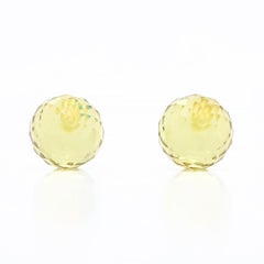 2 Round-Faceted Ambers Cts 5.84