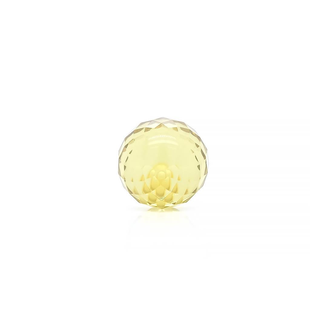 2 Bernsteine mit runder Facette Cts 5.84 (Zeitgenössisch) im Angebot