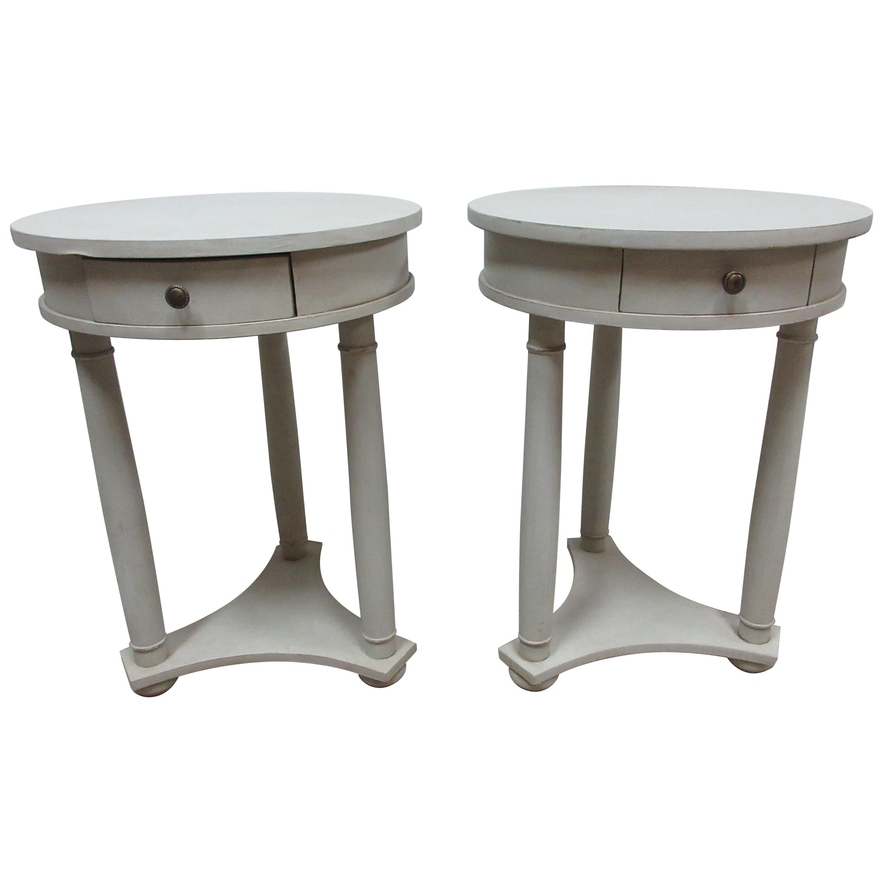 2 Round Tables Side Tables