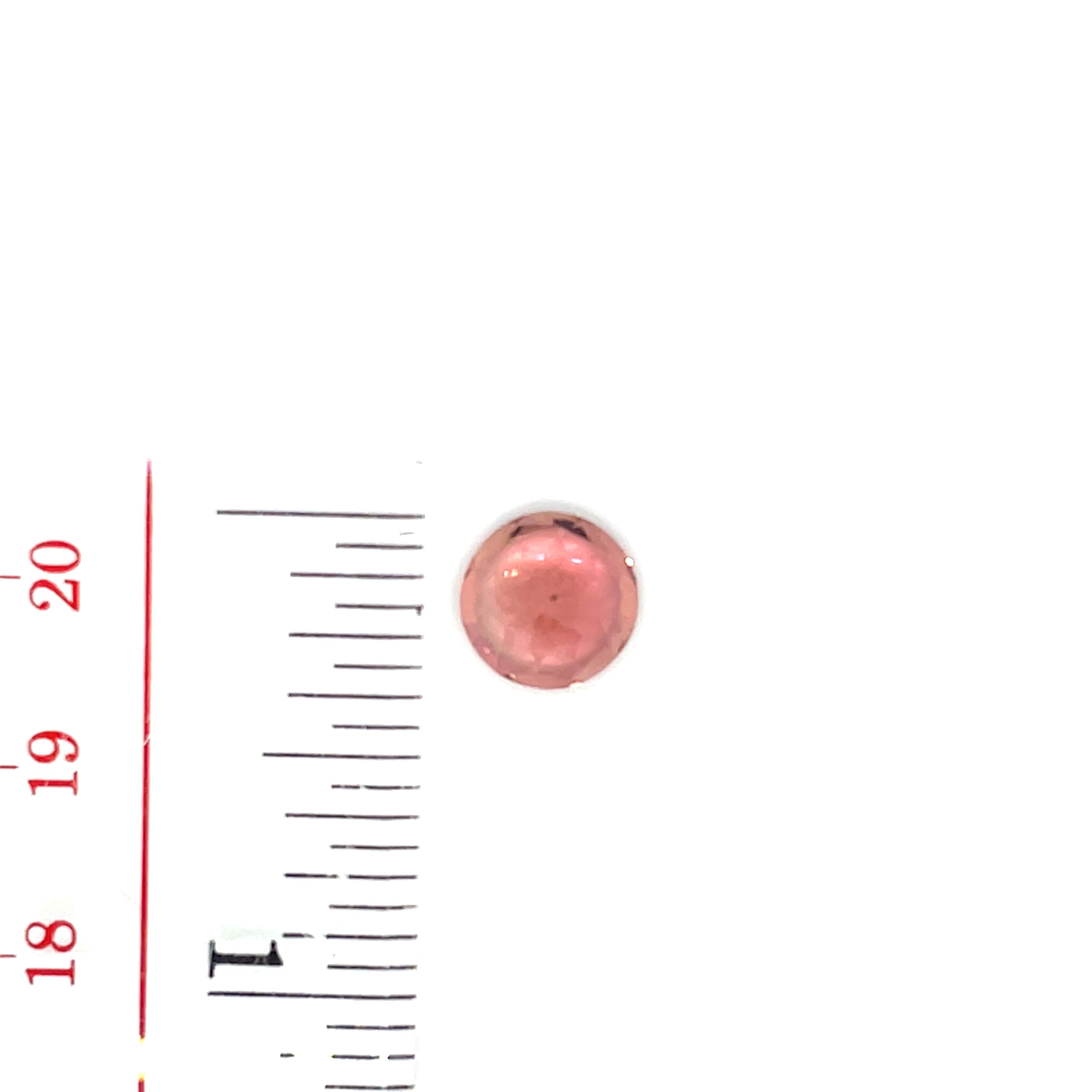 2 Tormaline rotonde 5,80 carati in vendita 3