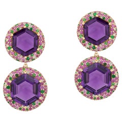 Sapphire Dangle Earrings