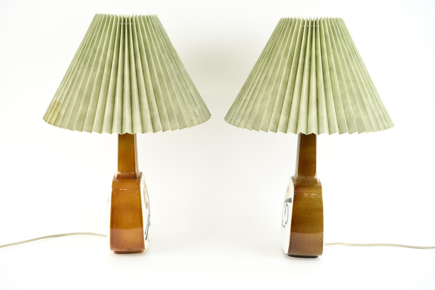 '2' Royal Copenhagen Aluminia Table Lamps 1