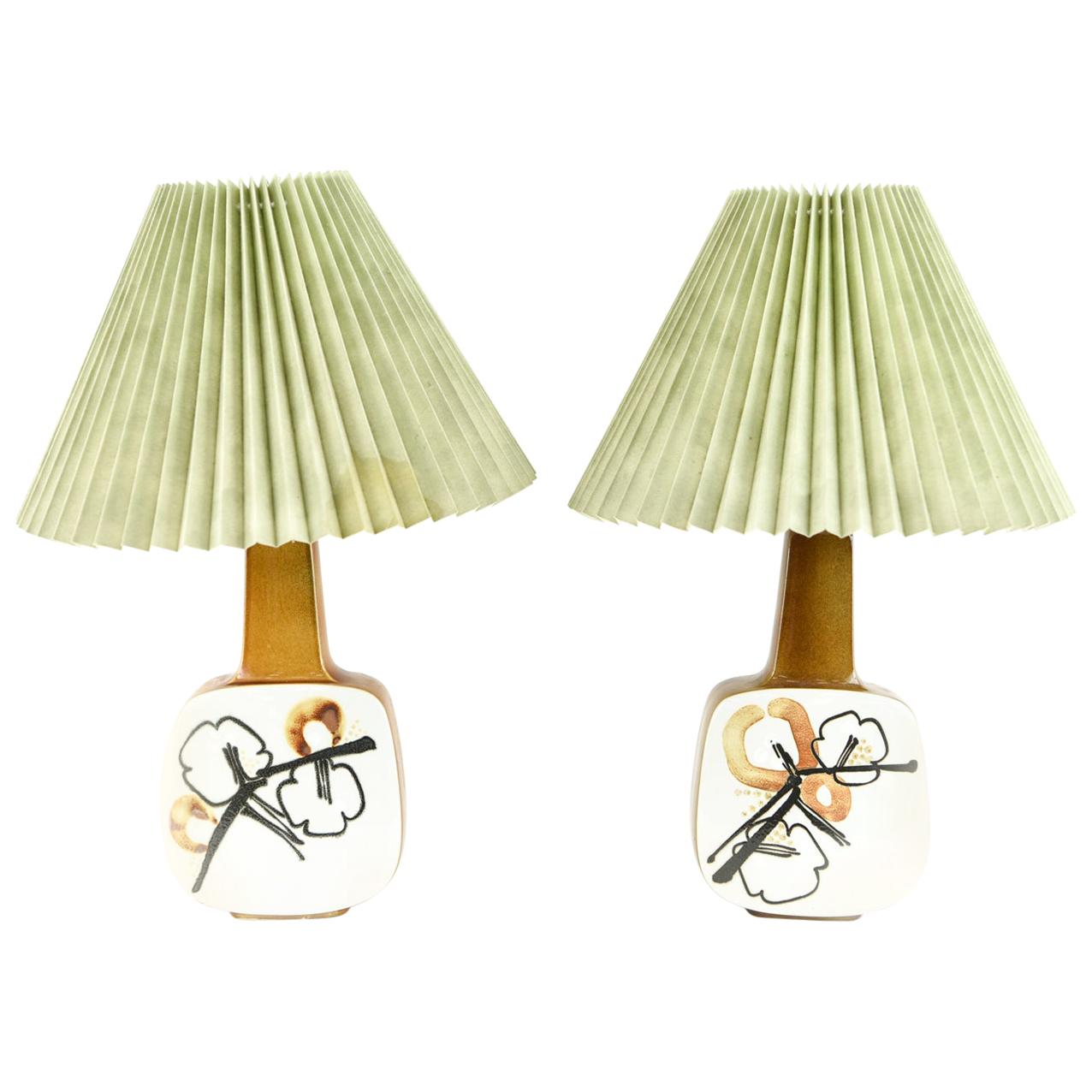 '2' Royal Copenhagen Aluminia Table Lamps