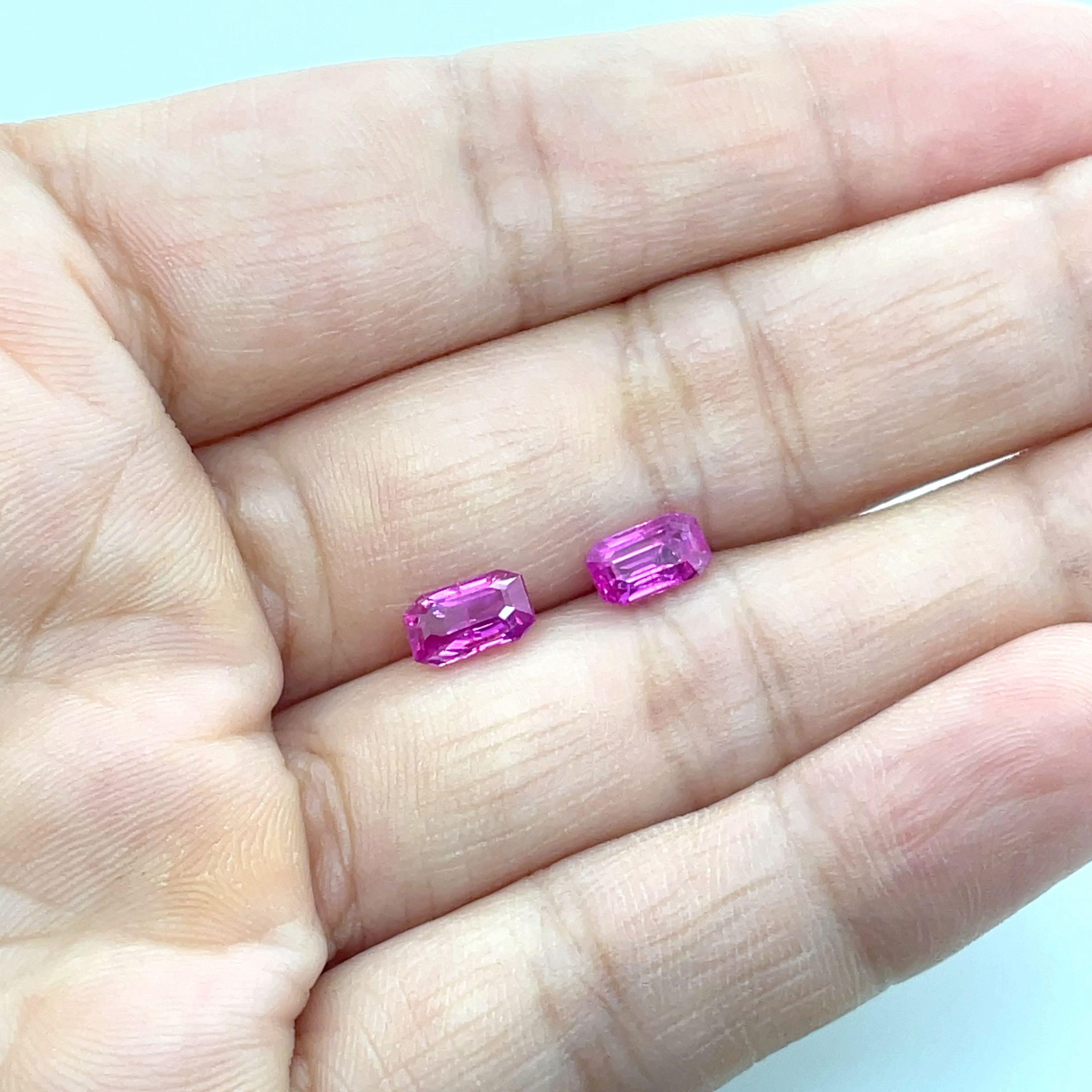 2 Rubies 2.22 Cts  For Sale 4