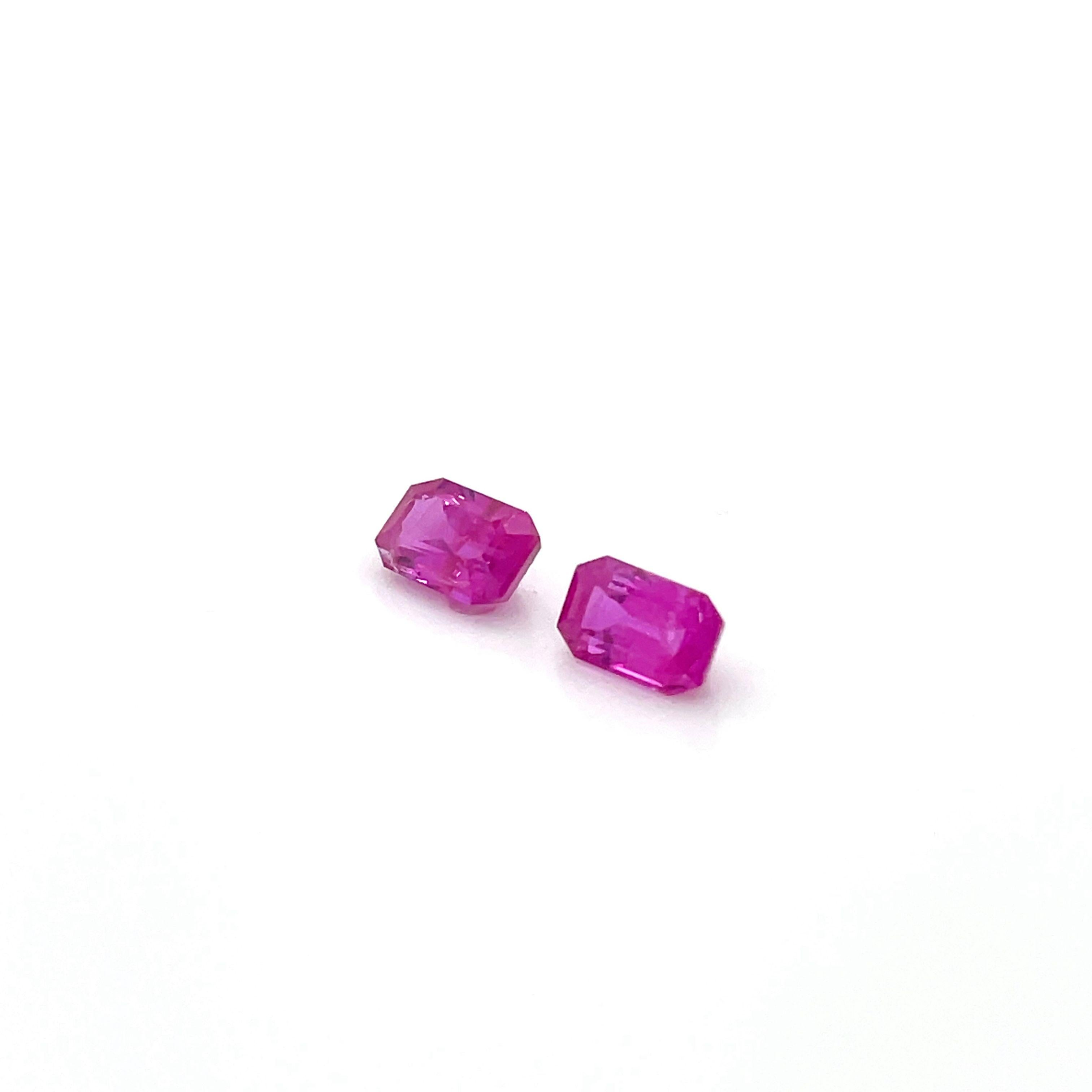 2 Rubies 2.22 Cts  For Sale 10