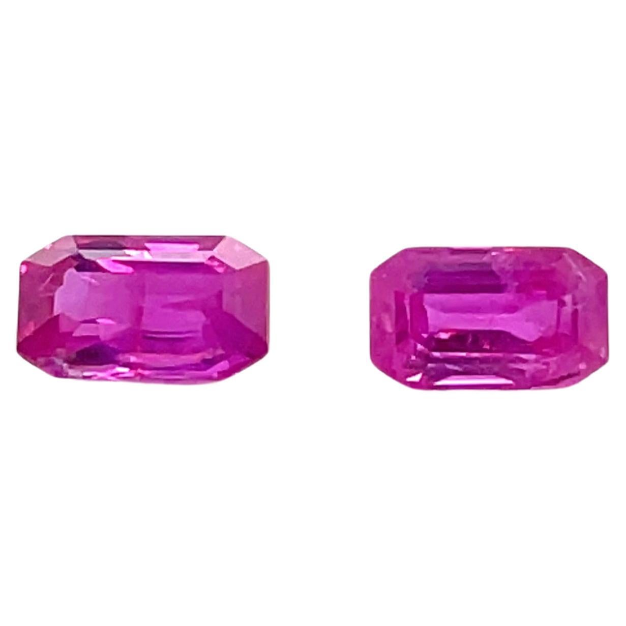 2 Rubies 2.22 Cts  For Sale