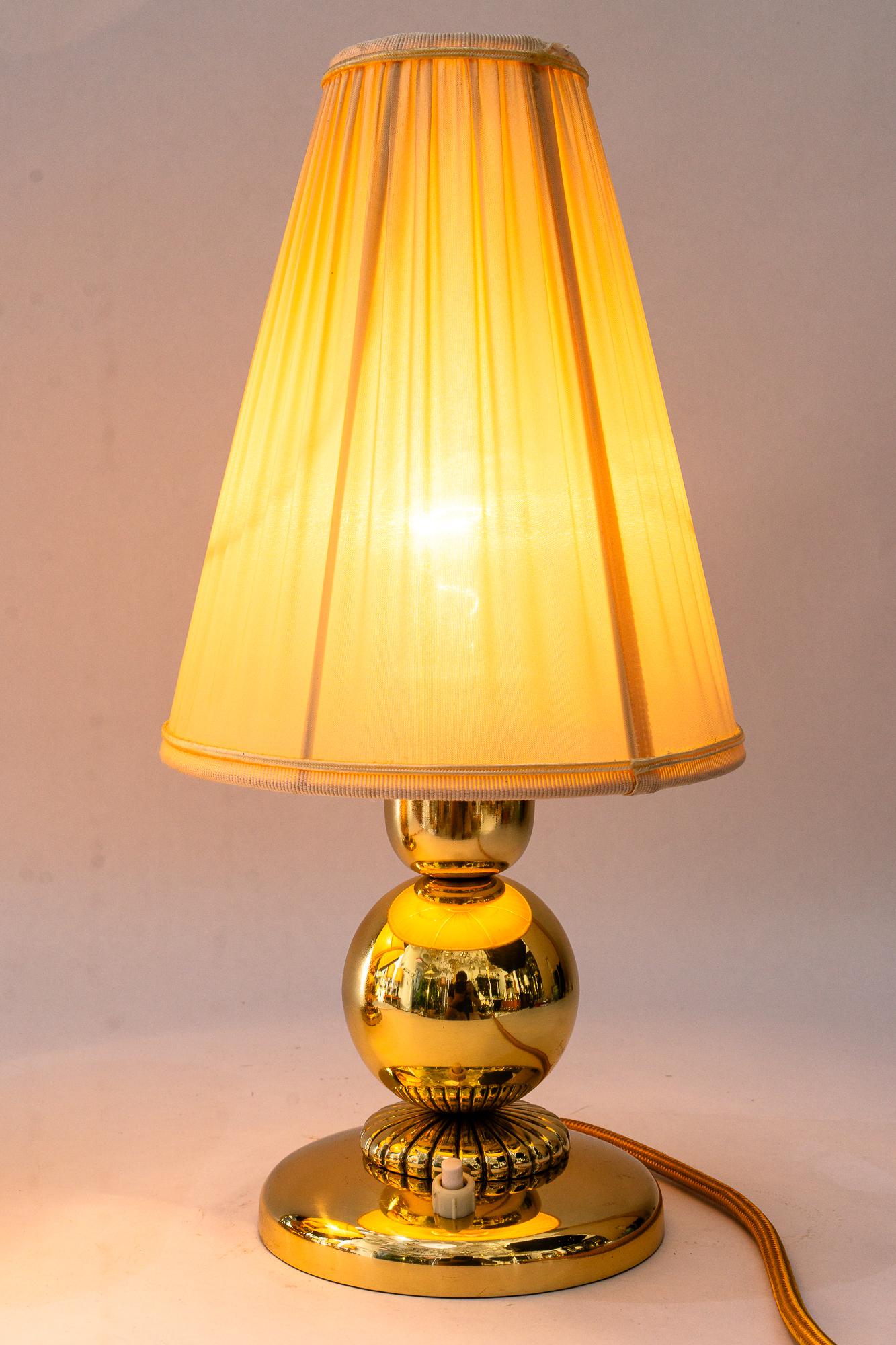2 lampes de table Rupert Nikoll avec abat-jour en tissu vienne vers 1950 en vente 5