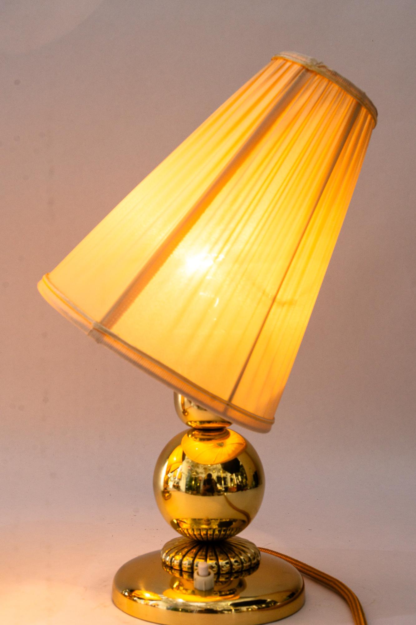 2 lampes de table Rupert Nikoll avec abat-jour en tissu vienne vers 1950 en vente 6