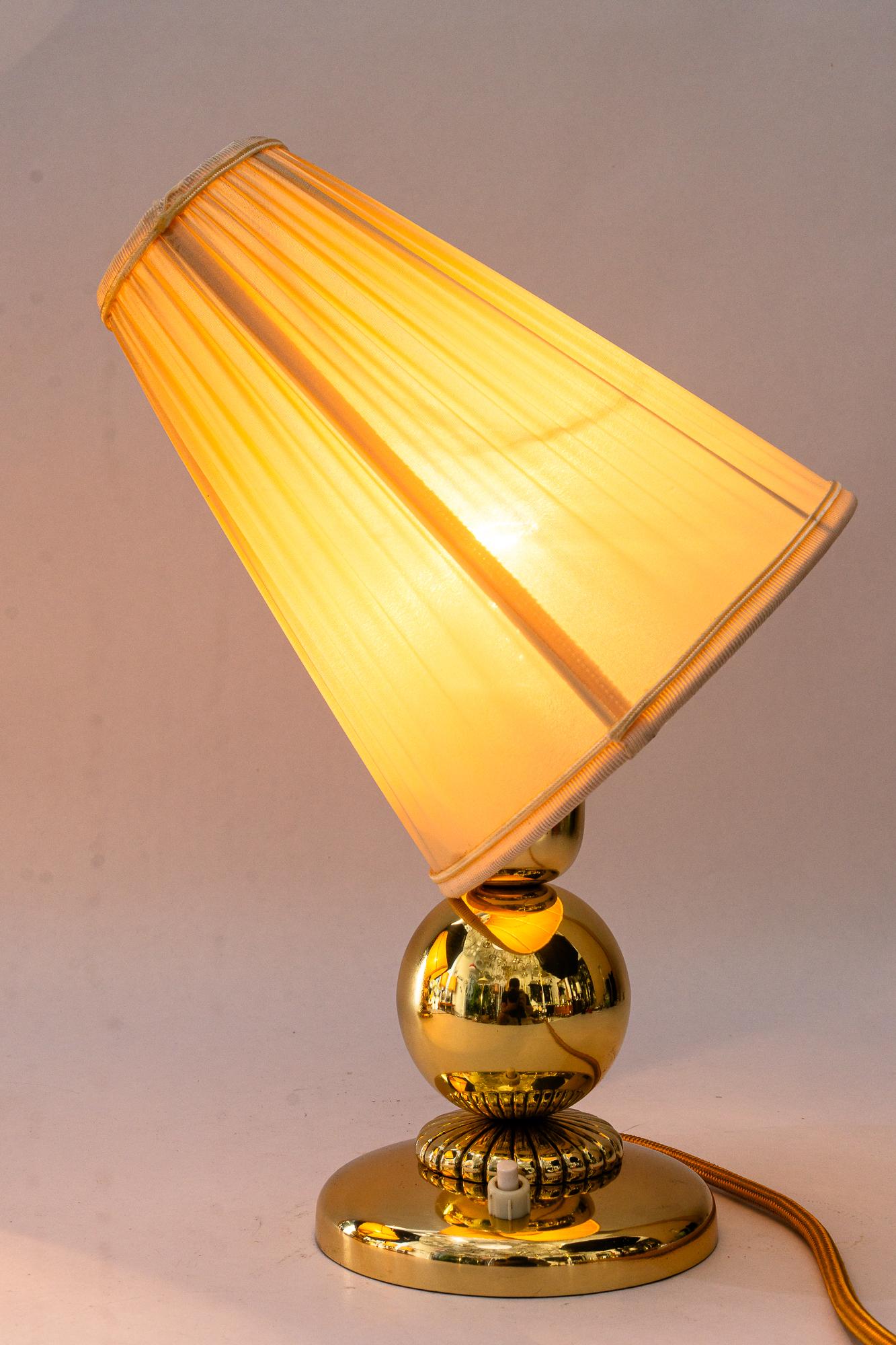 2 lampes de table Rupert Nikoll avec abat-jour en tissu vienne vers 1950 en vente 7