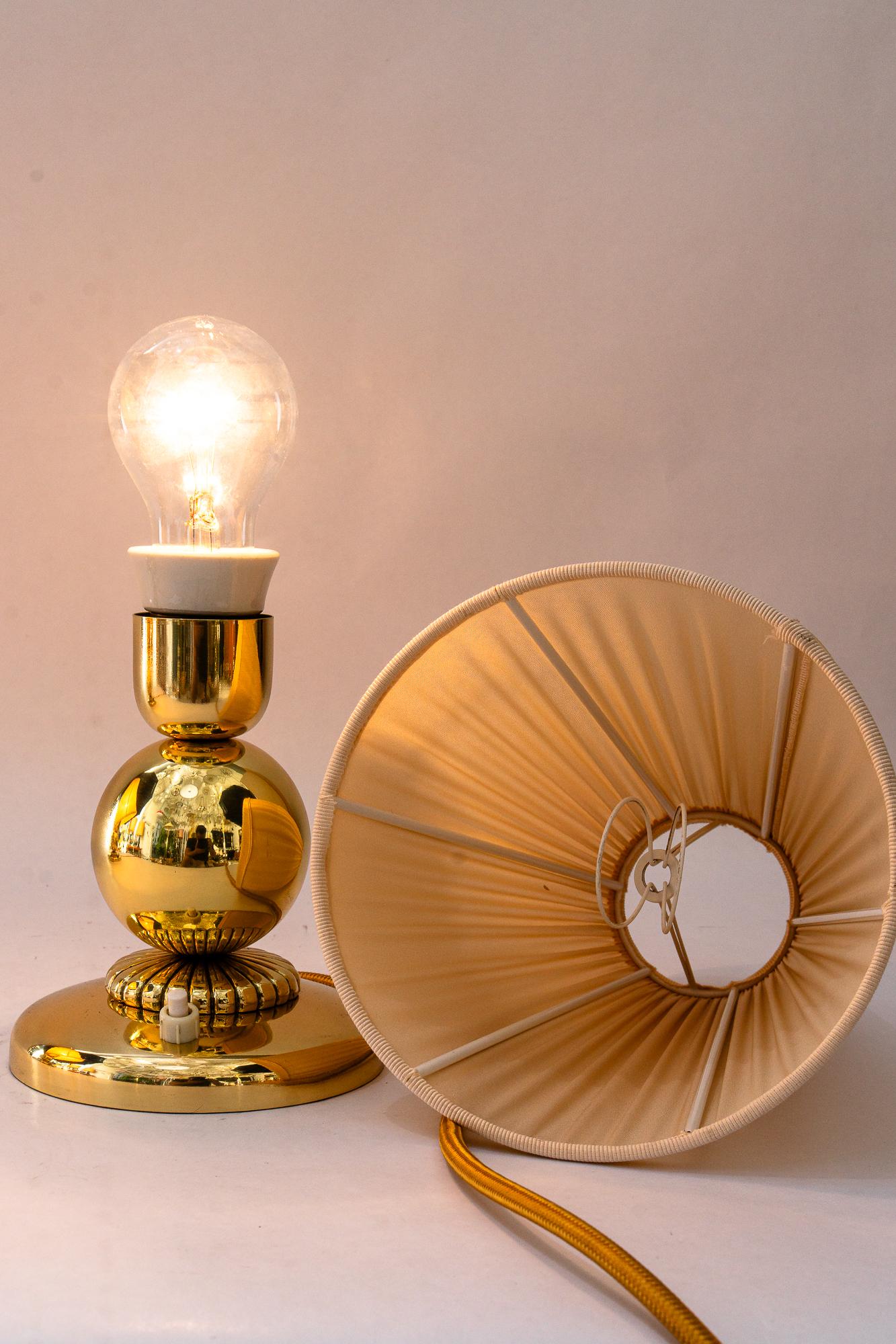 2 lampes de table Rupert Nikoll avec abat-jour en tissu vienne vers 1950 en vente 8