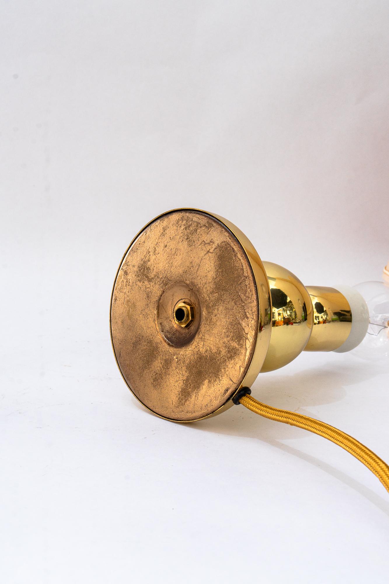 2 lampes de table Rupert Nikoll avec abat-jour en tissu vienne vers 1950 en vente 11