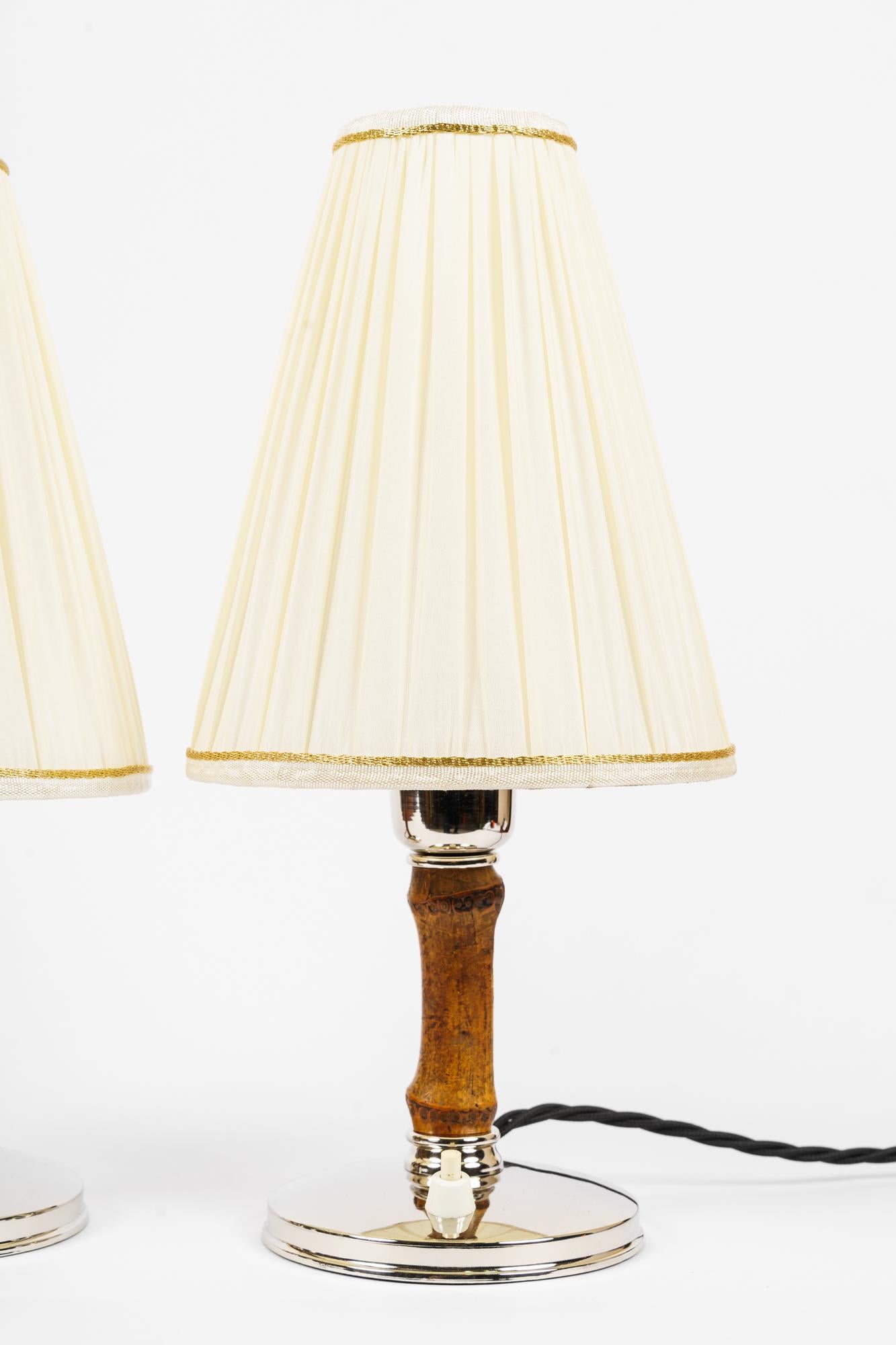 2 Rupert Nikoll Table lamps vienna around 1950s
The shades are replaced ( new ).