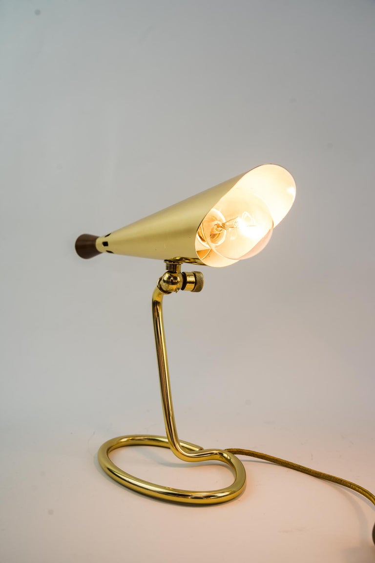 2 Rupert Nikoll Table or Wall Lamps Vienna around 1950 ' Rare Model ' For Sale 2