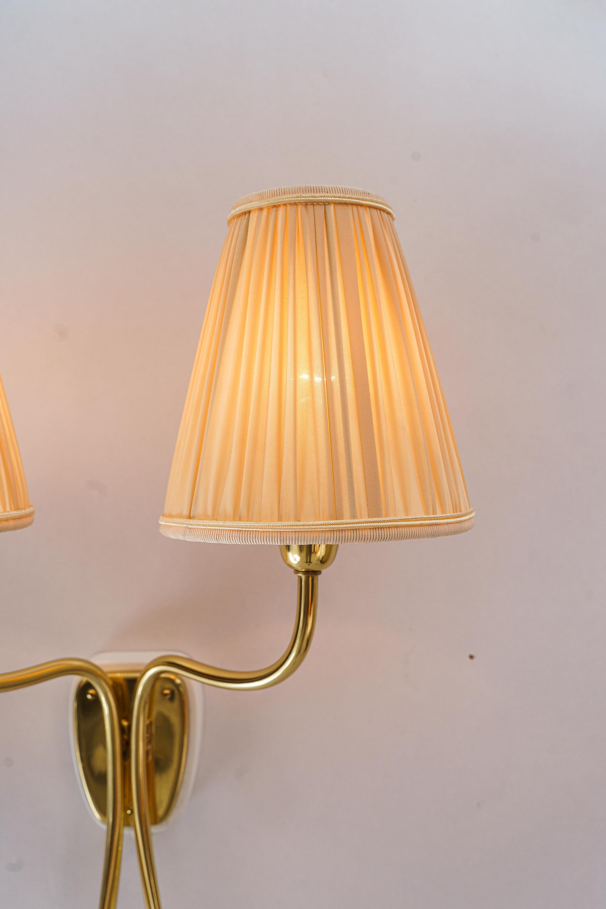 2 Rupert nikoll wall lamps vienna around 1950s 2