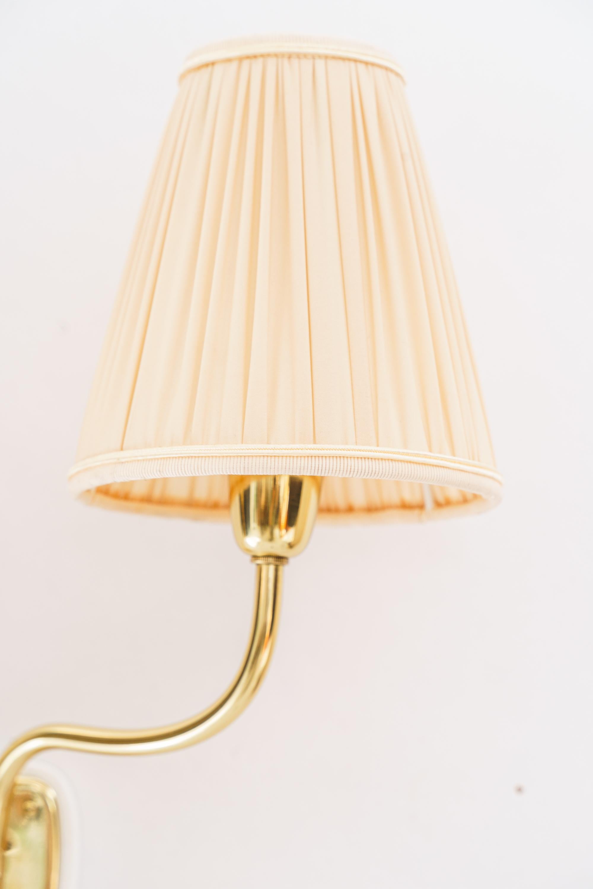 2 Rupert nikoll wall lamps vienna around 1950s In Good Condition In Wien, AT