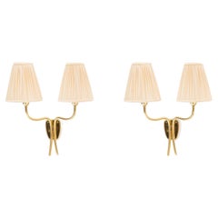 2 Rupert nikoll wall lamps vienna around 1950s