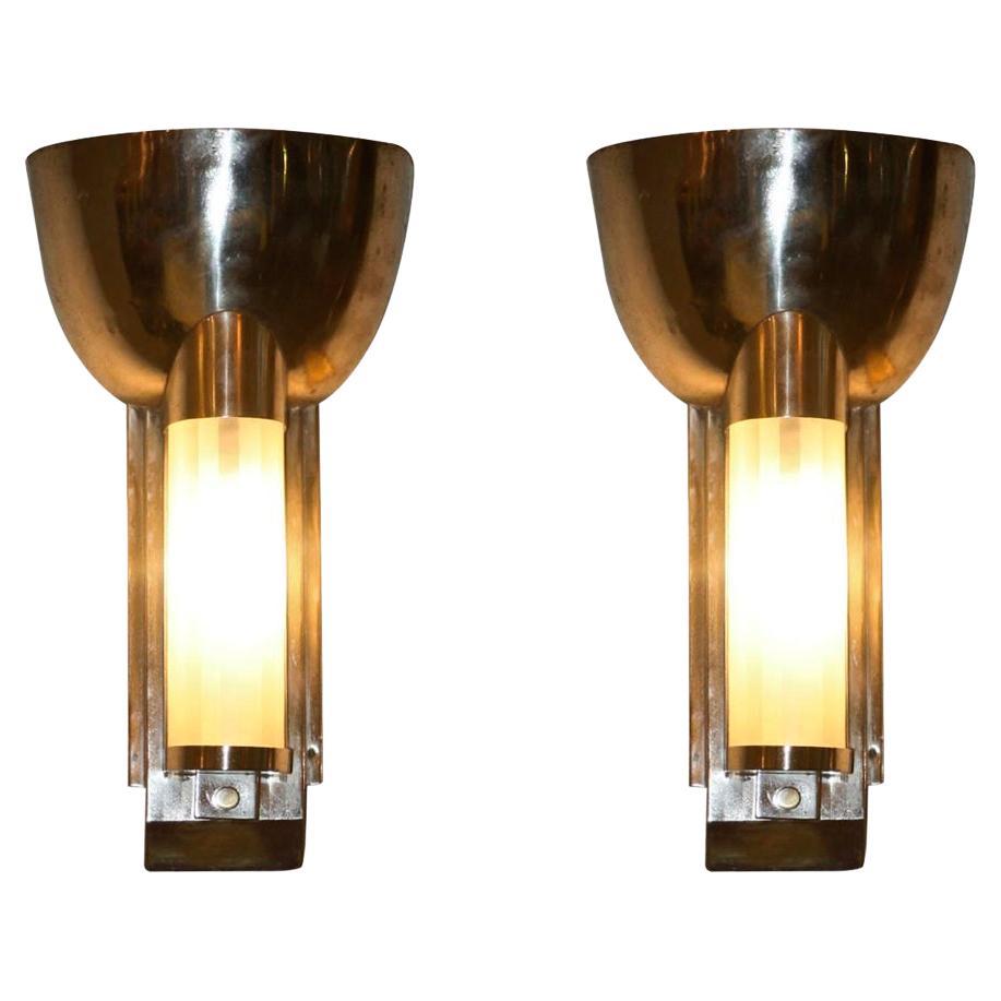 Lightolier Art Deco Sconces, circa 1930 at 1stDibs art deco sconces