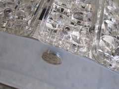 2 Sconces in Chrome and Crystal, Year, 1950, Sweden