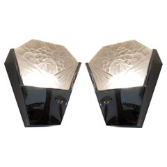 2 Sconces Style: Art Deco, French, 1920 