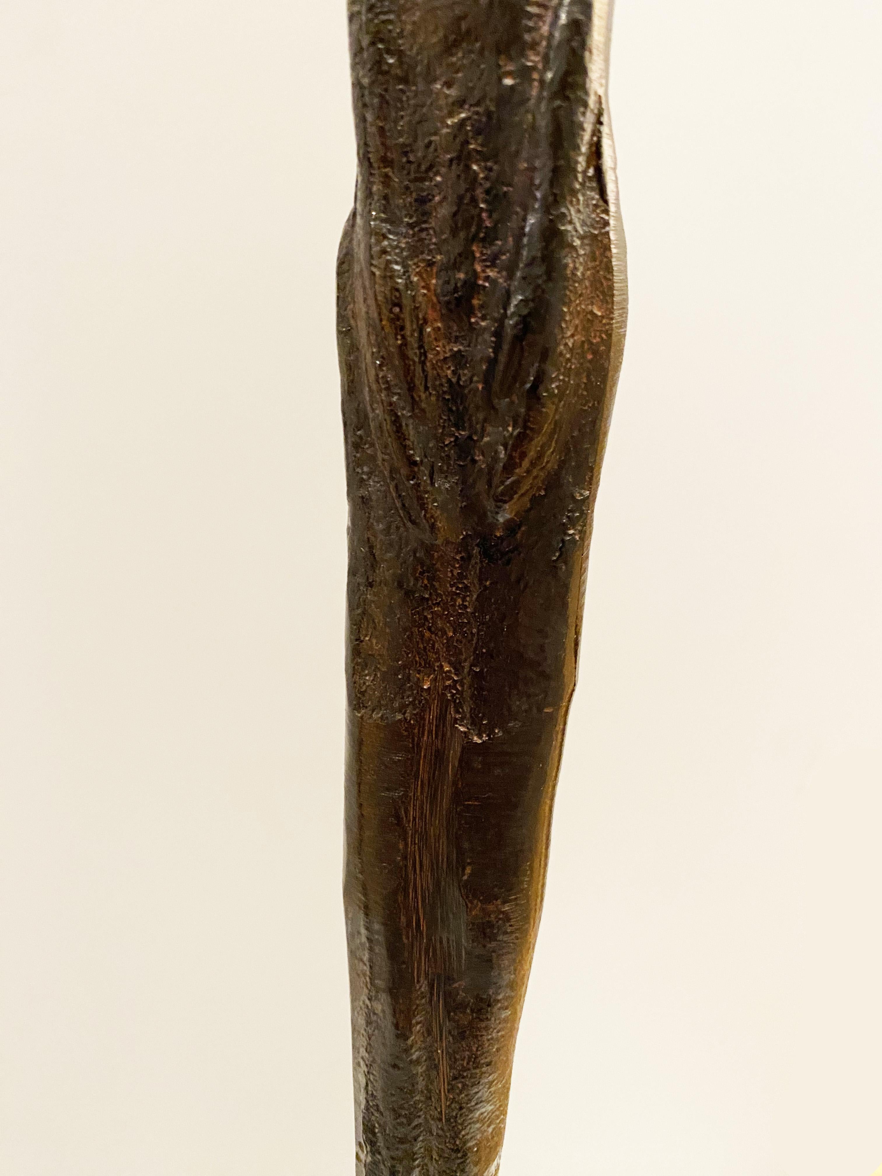 2 lampes Art déco sculpturales attribuées à Alberto Giacometti, Porta Romana, années 2000 Excellent état - En vente à Lille, FR