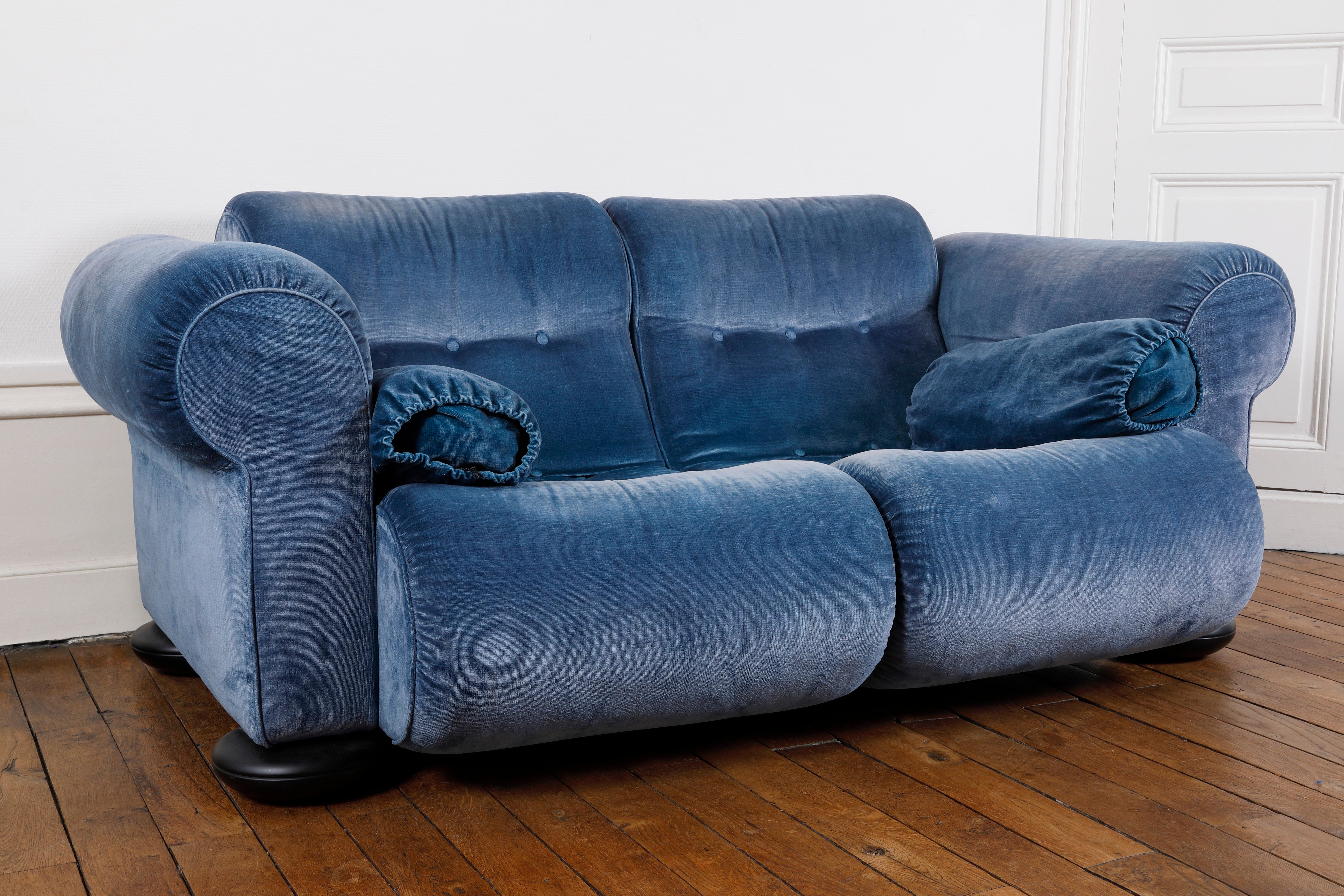 2-sitziges Comodus-Sofa von Otto Zapf, Deutschland, 1960er Jahre (Postmoderne) im Angebot