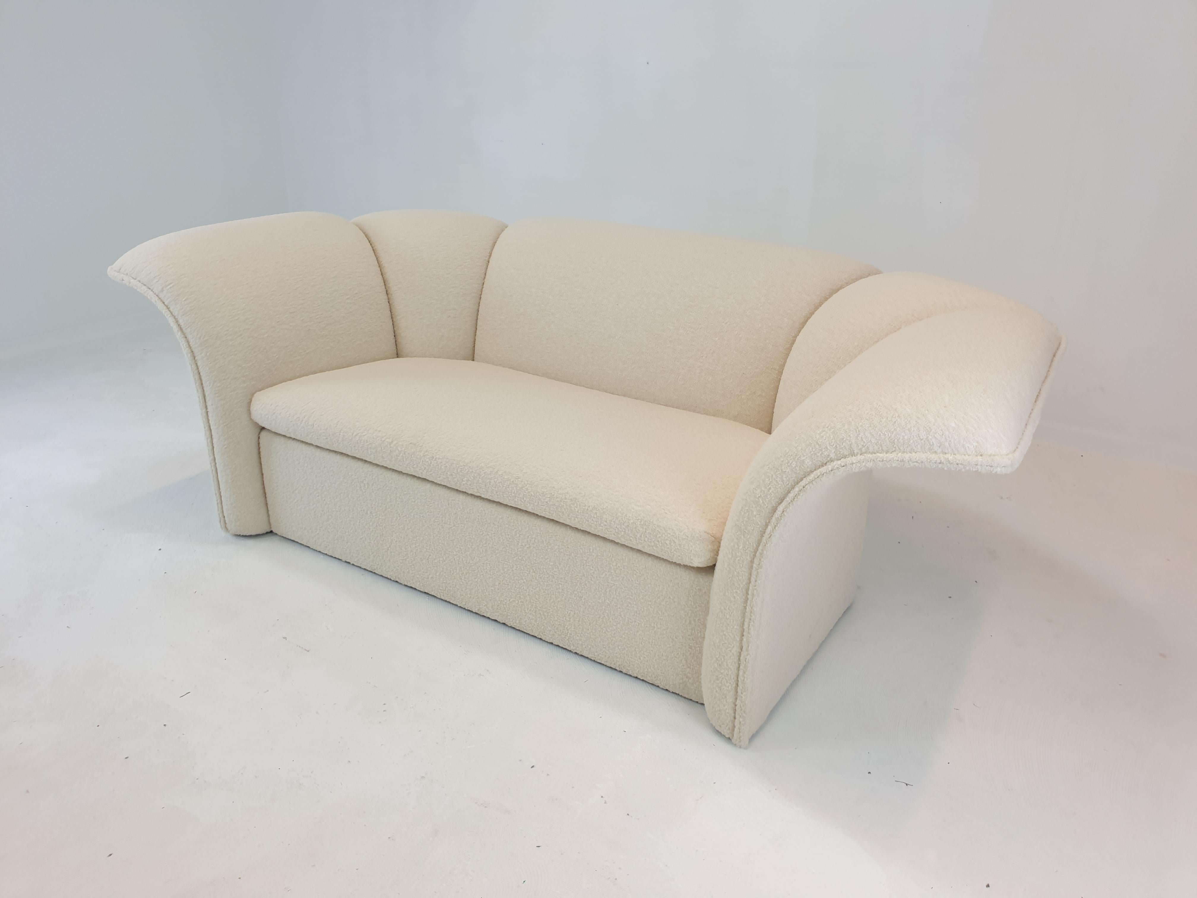 Bouclé 2-Seat Sofa by Artifort, 1970's For Sale