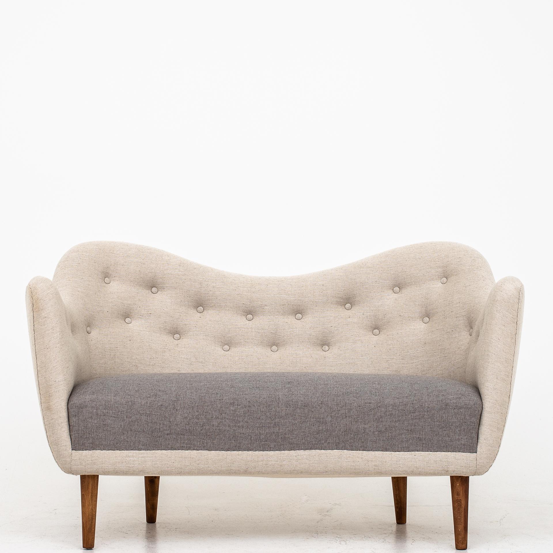 2-Seat Sofa by Finn Juhl In Good Condition In Copenhagen, DK