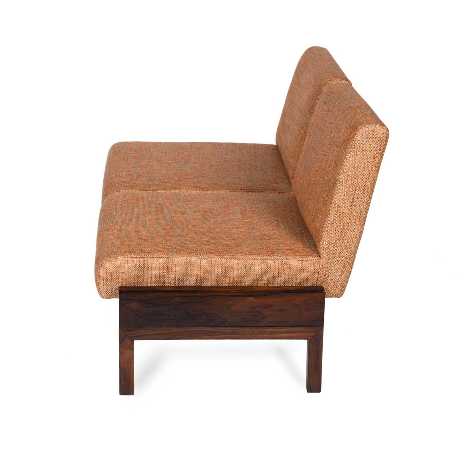 Mid-Century Modern 2-Seat sofa Midcentury Brazilian Center Table, 1960´s